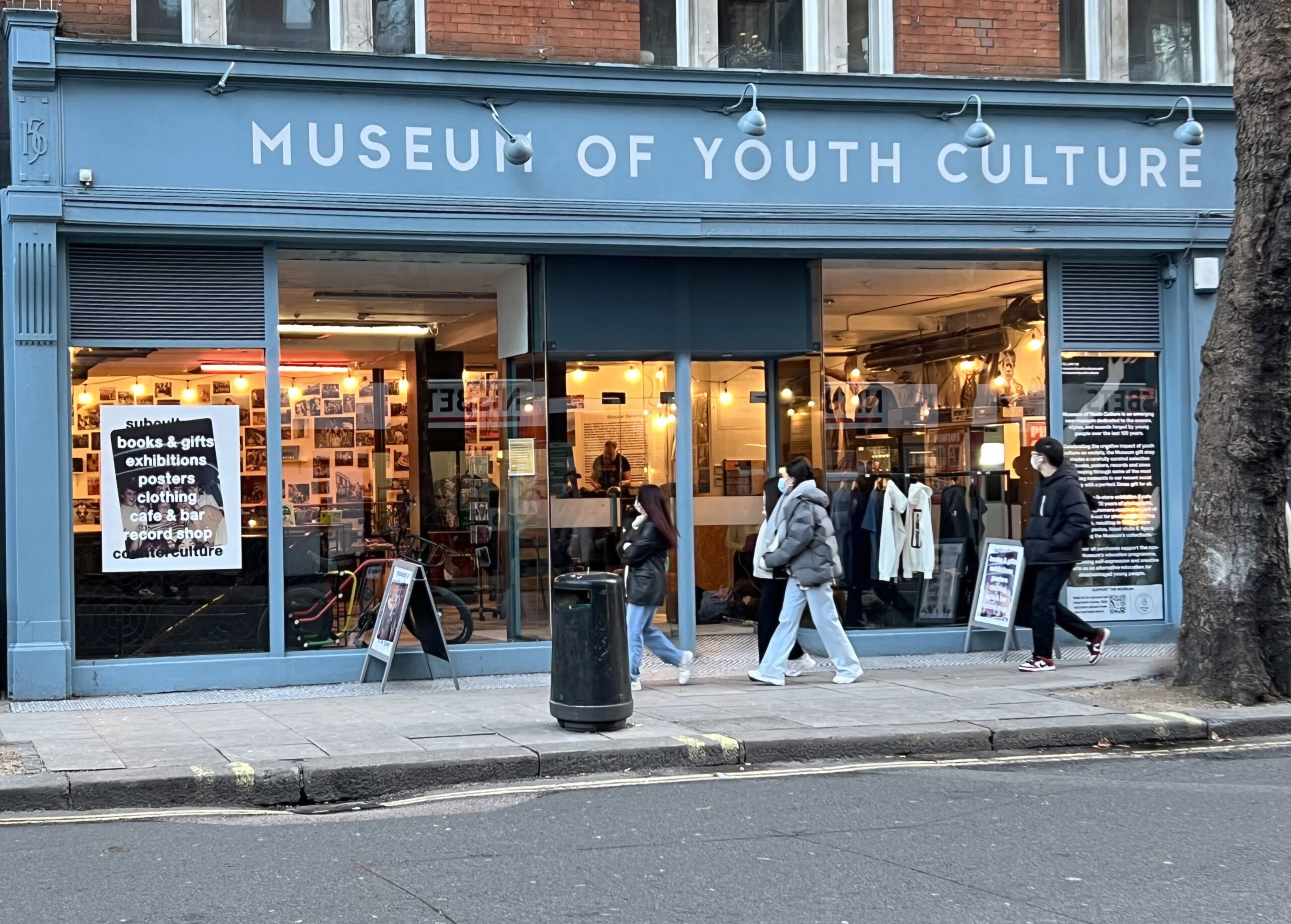 The Museum of Youth Culture in London.       The British capital’s museums, old and new, are trying to restore dropping visitor numbers. Photo: courtesy of Museum of Youth Culture