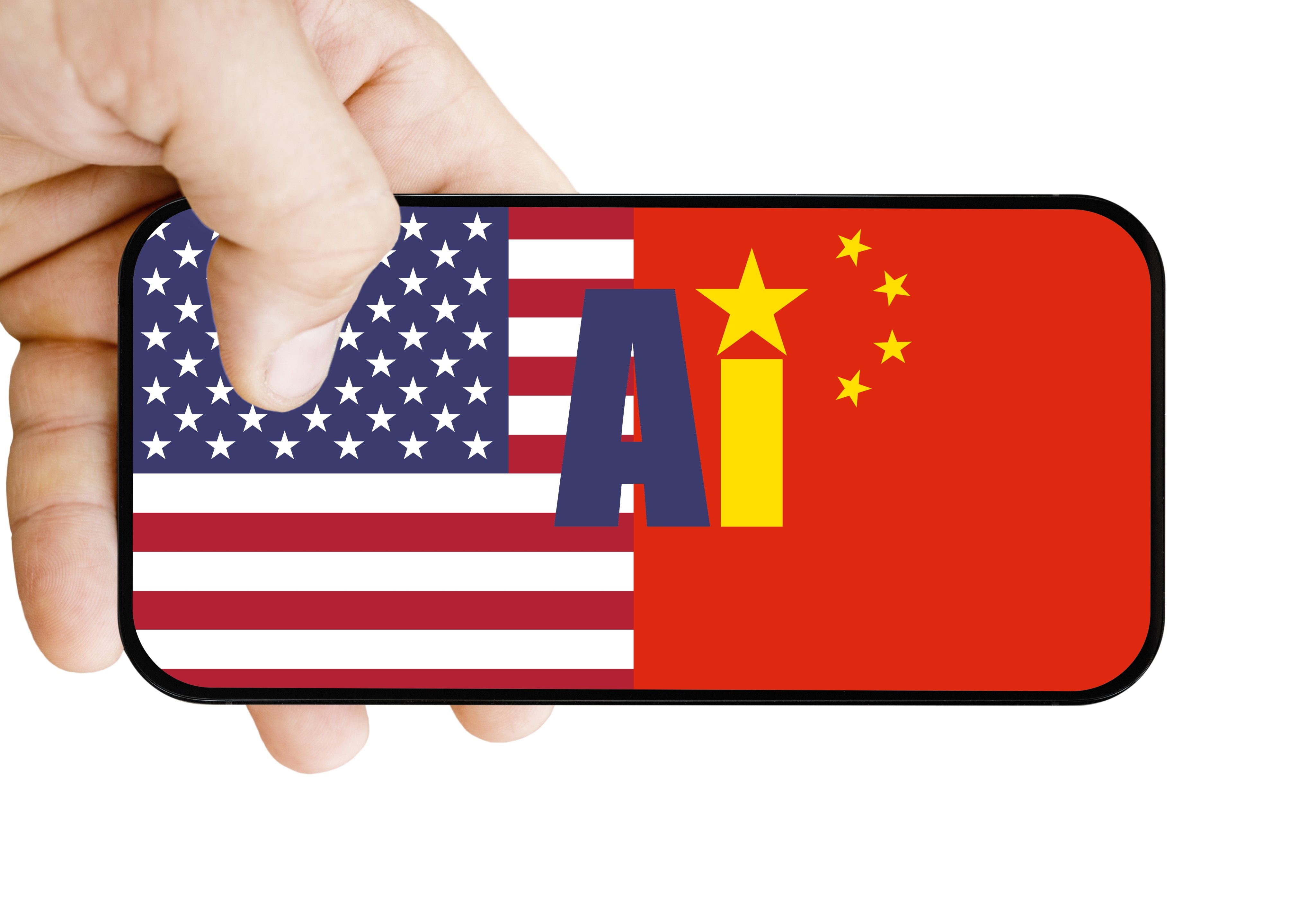 China and the US are set to fight out an intense battle for global AI supremacy in a high-stakes race to the top. Photo: Shutterstock