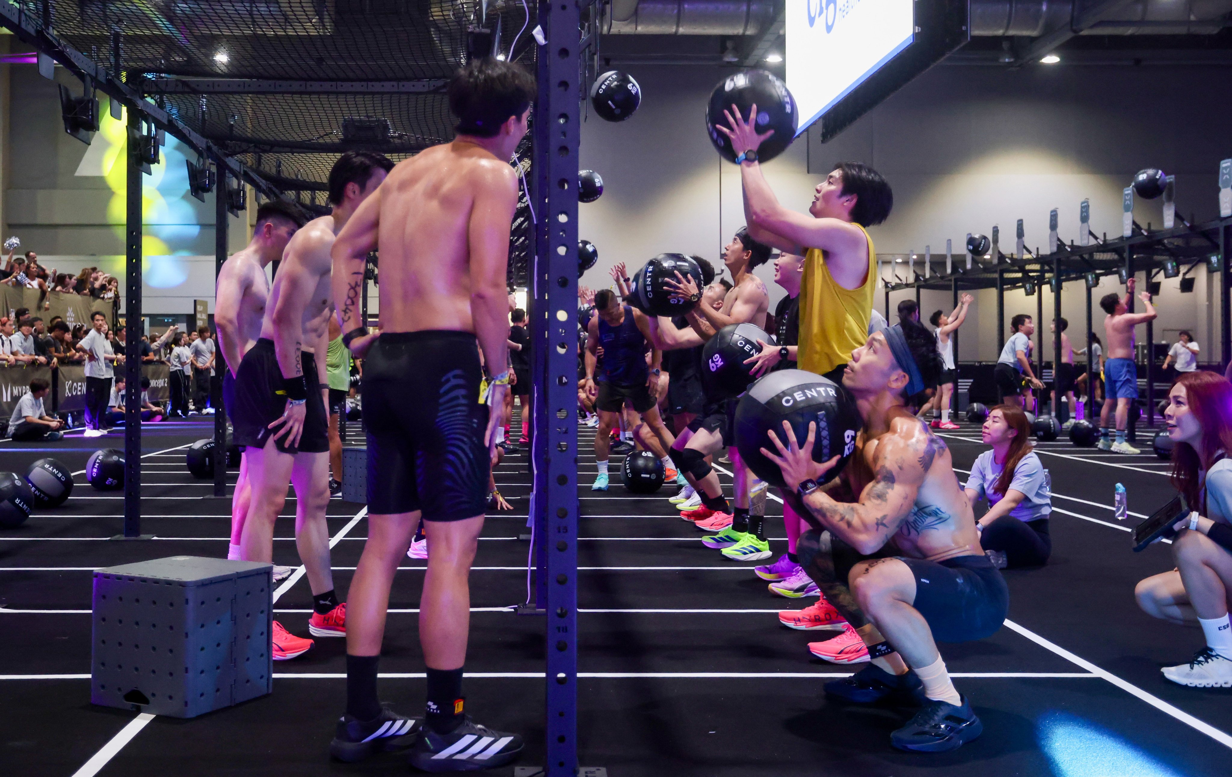 The Cigna Healthcare Hyrox Hong Kong 2026 started on Friday at AsiaWorld-Expo, with organisers expecting more than 19,500 competitors. Photo: Jonathan Wong