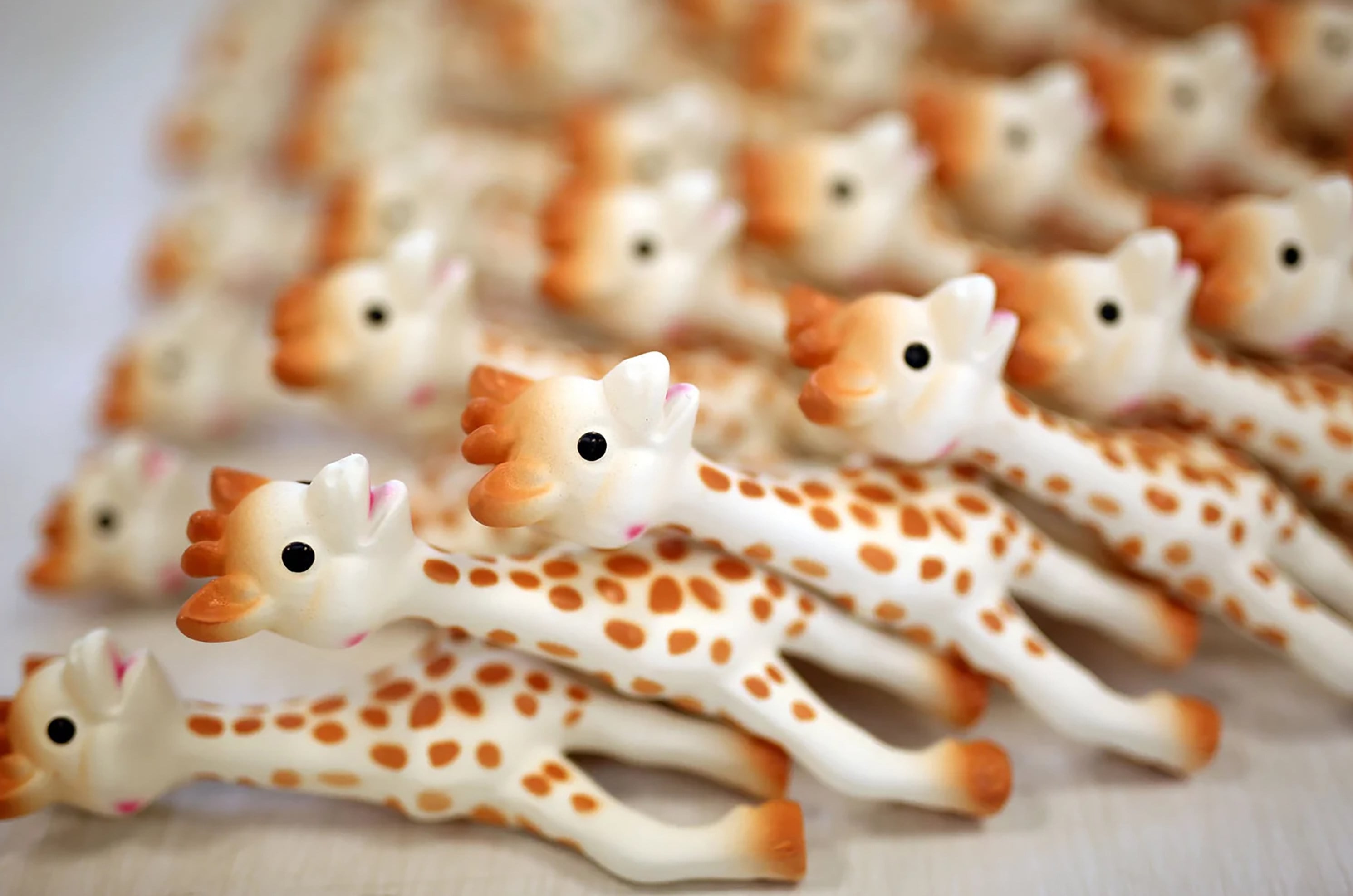 Sophie la Girafe, the national toy of France, is actually manufactured in China, according to an investigation by a French media outlet.  Photo: Sophie la Girafe
