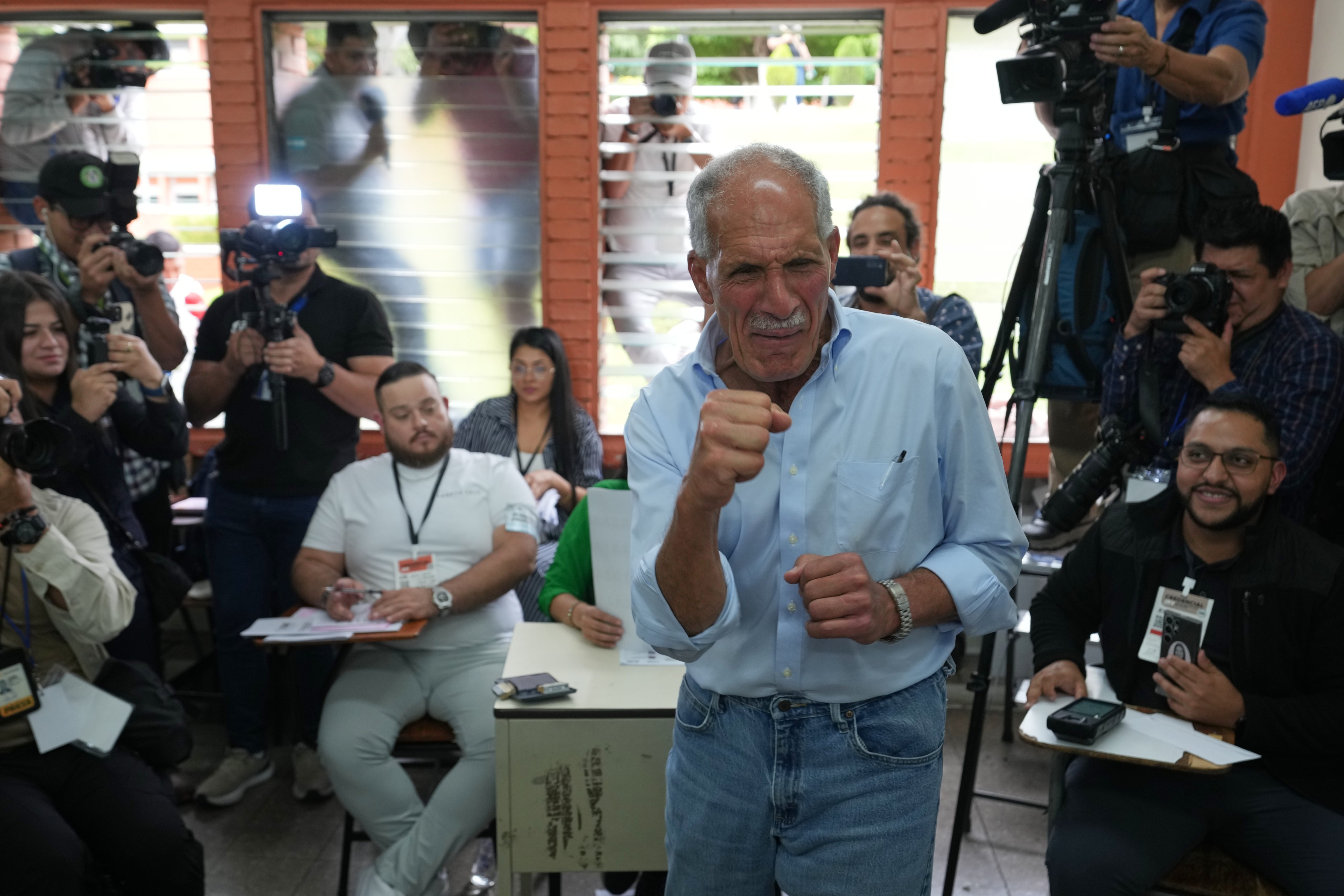 Honduran President Nasry Asfura, seen during general elections in Tegucigalpa, Honduras, on November 30, has ordered a review of deals with Beijing after Tegucigalpa cut ties with Taipei. Photo: AP