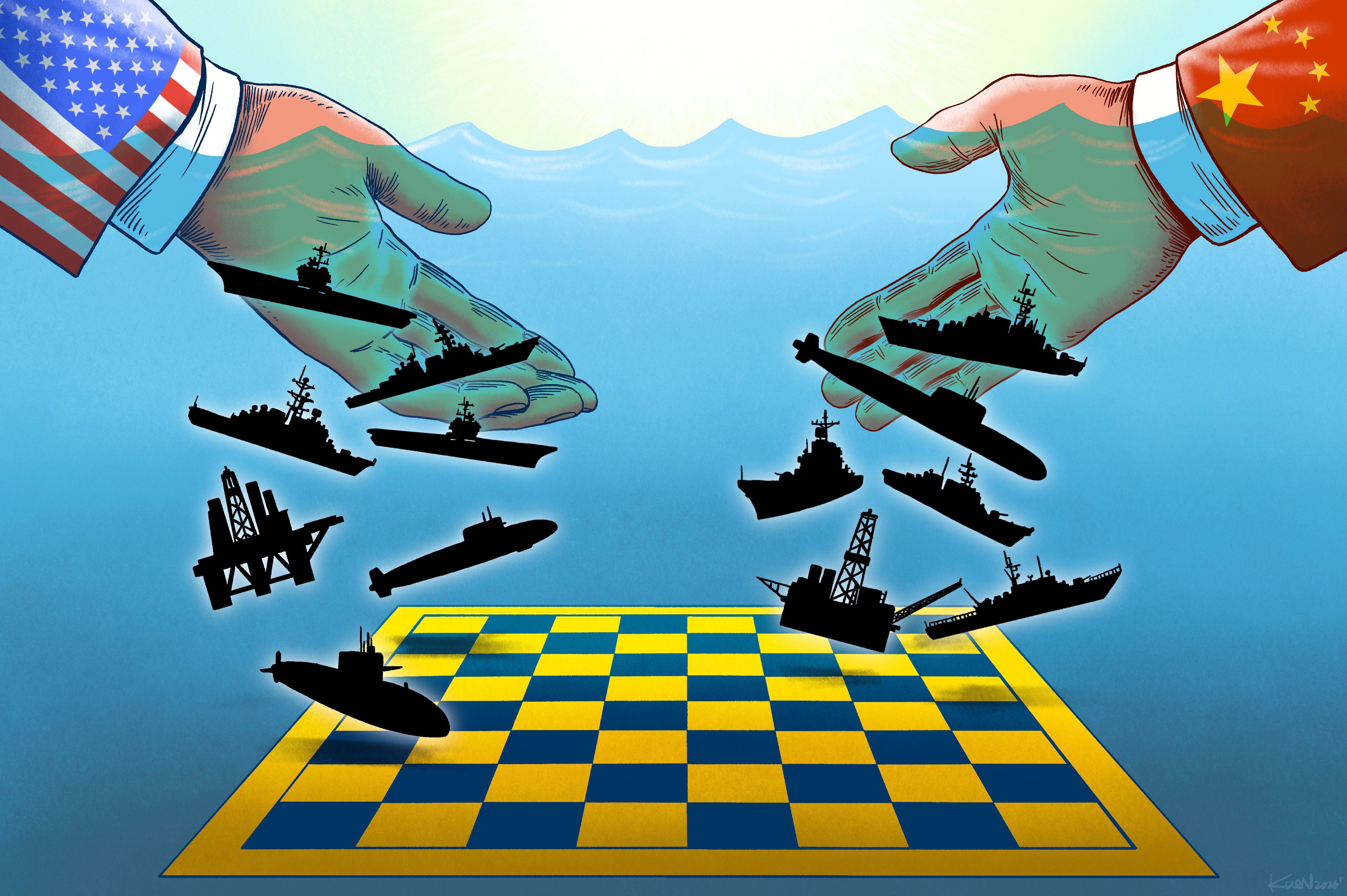 scmp.com - Alyssa Chen - Latest US-China rivalry combines undersea dominance with a race to riches