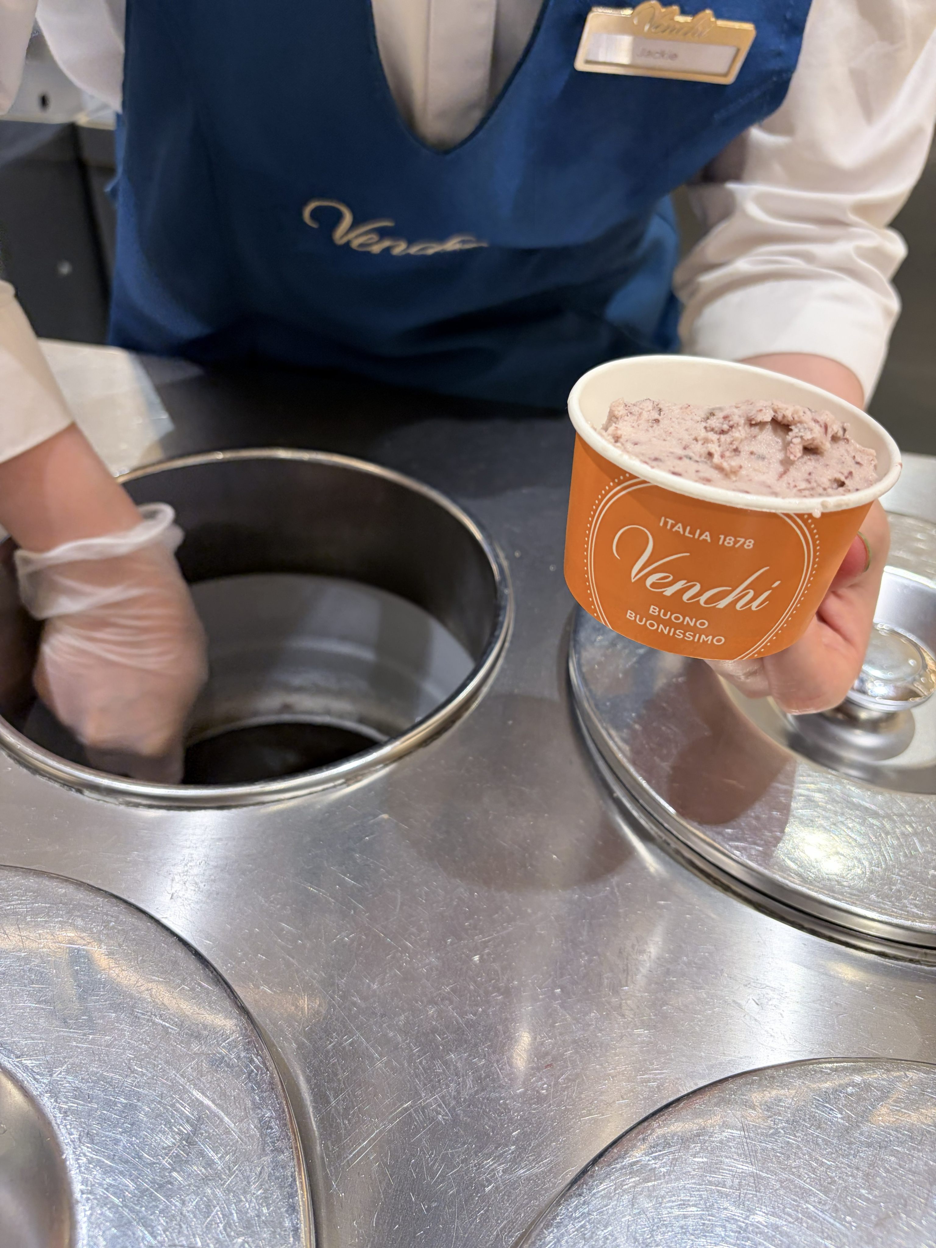 In April 2026, Venchi debuted its 30-year dried mandarin peel and red bean dessert gelato. It is one of the many ways that chun pei (dried mandarin peel) is being reinvented. Photo: Joyce Yip
