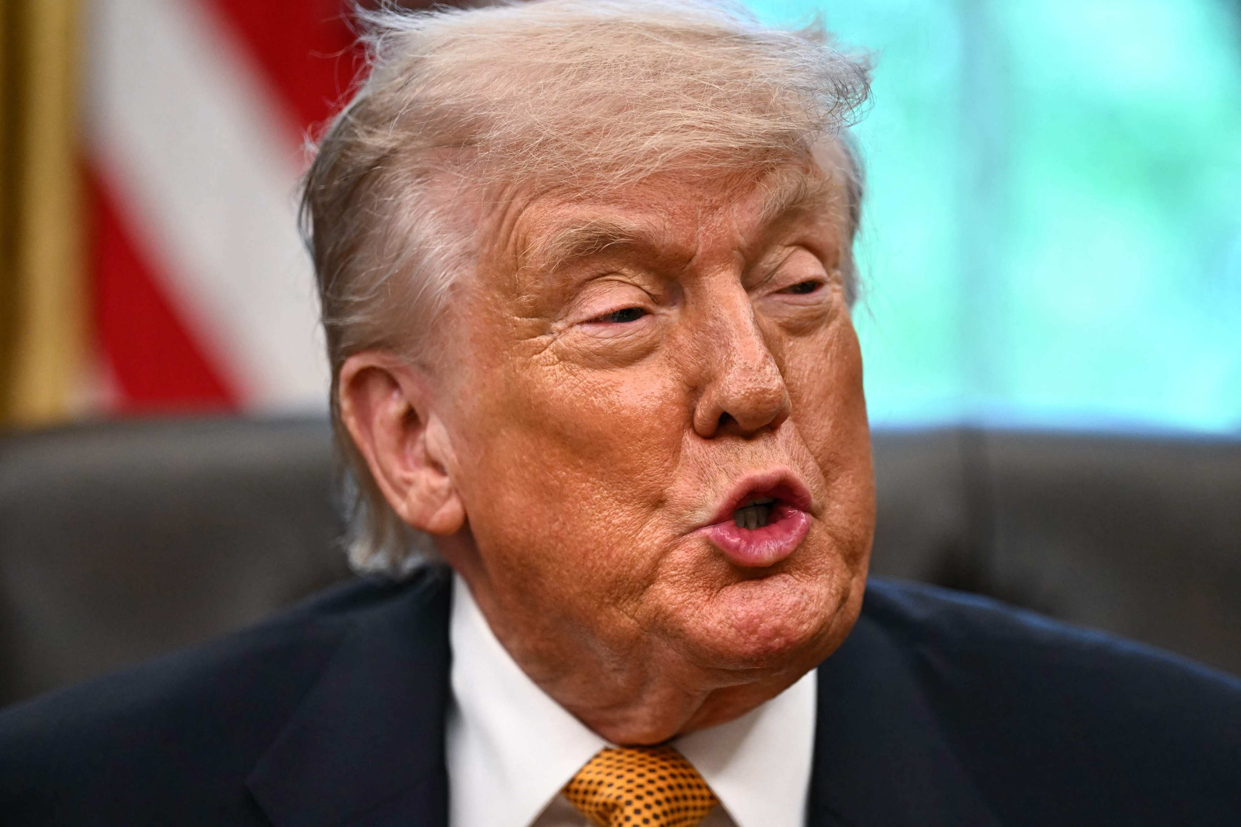 US President Donald Trump says the ceasefire was agreed to by the leaders of both countries. Photo: AFP