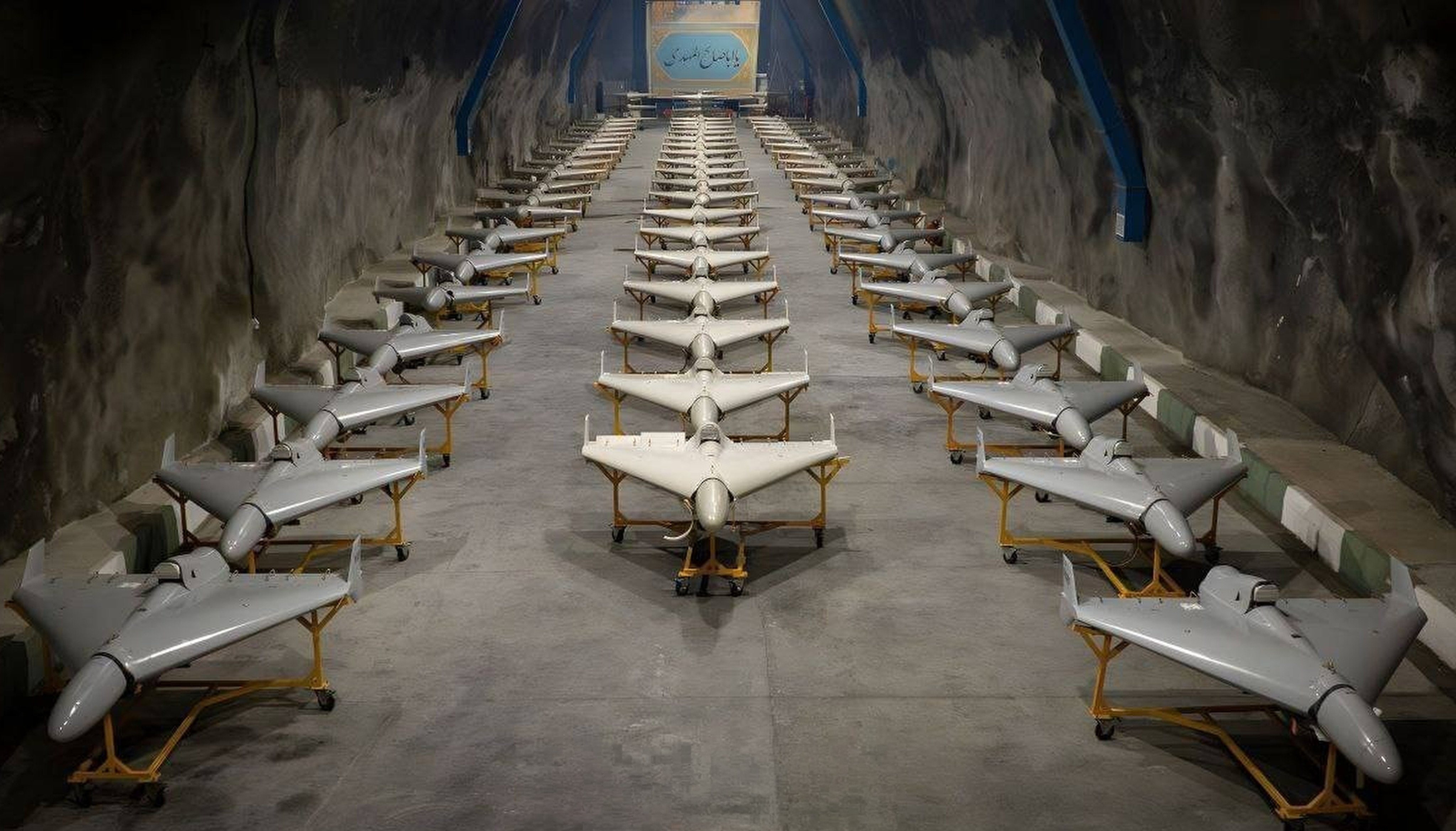 Those targeted are accused of enabling efforts by Iran’s military to secure weapons or “raw materials with applications in Iran’s Shahed‑series unmanned aerial vehicles (pictured) and ballistic missile programme”. Photo: Handout