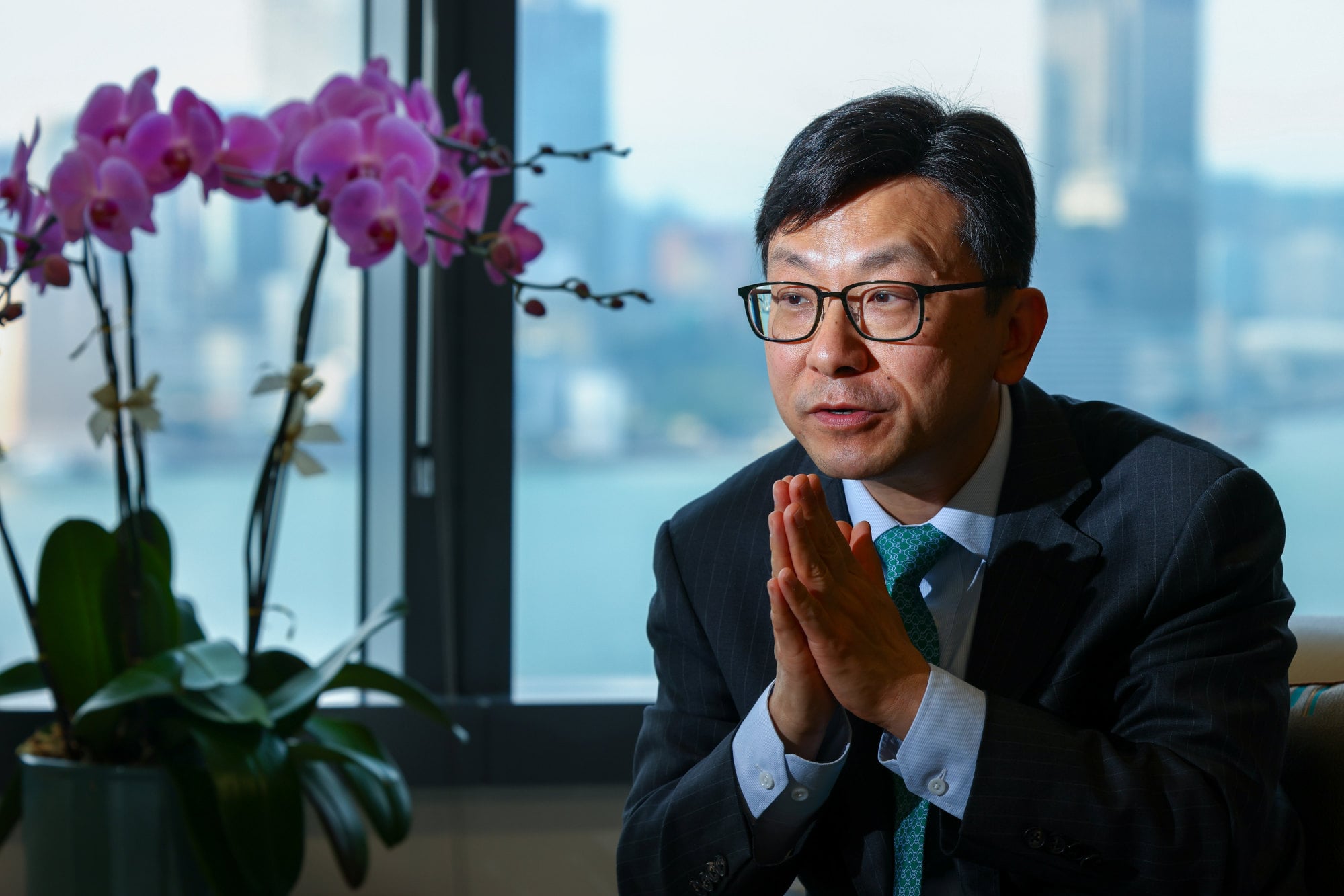 Welfare chief Chris Sun says the government is mobilising resources to strengthen elderly support, but warns expanding coverage will take time. Photo: Dickson Lee