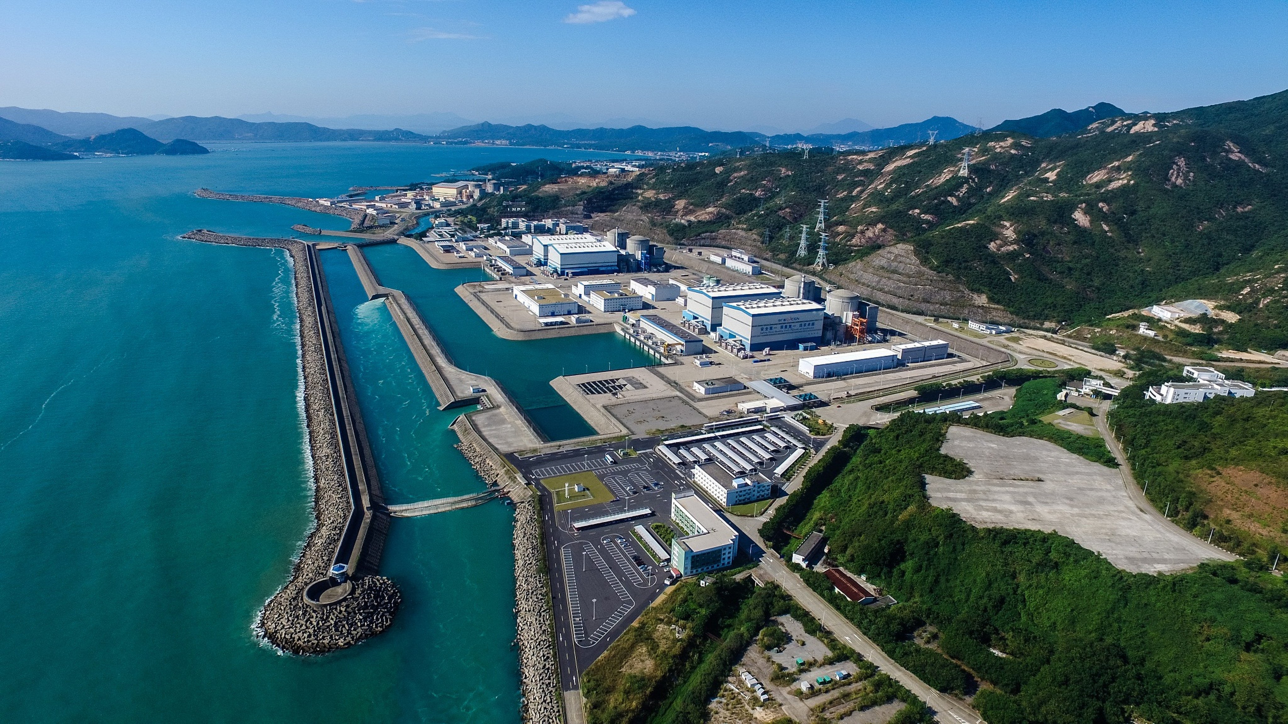 The Ling Ao Nuclear Power Station is about 50km north of urban Hong Kong. Photo: Handout