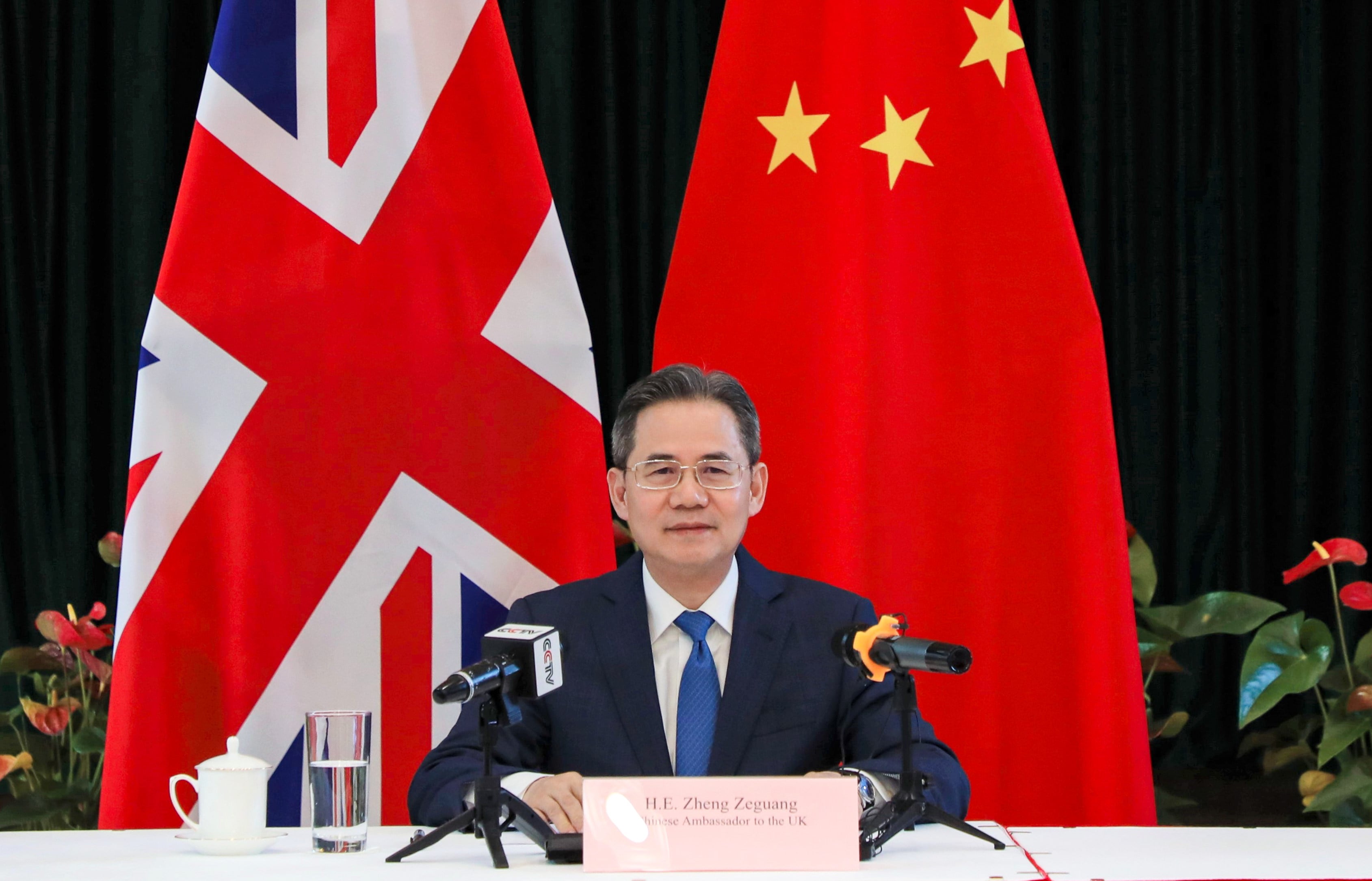 Chinese ambassador to the UK Zheng Zeguang has been summoned after two men linked to Hong Kong’s London trade office were convicted of spying on activists. Photo: Handout