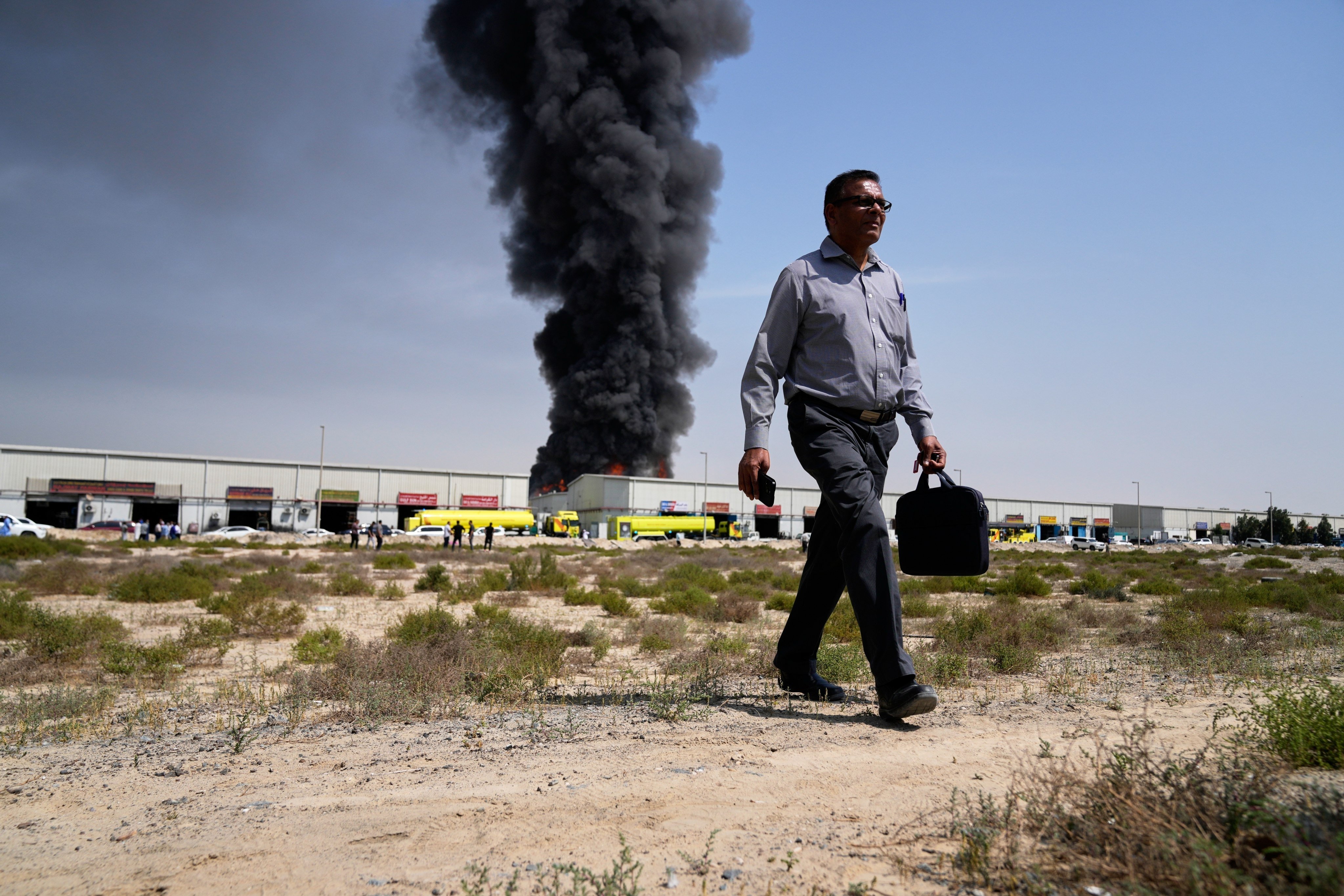 Iranian attacks on the United Arab Emirates have included strikes on data centres. Photo: AP