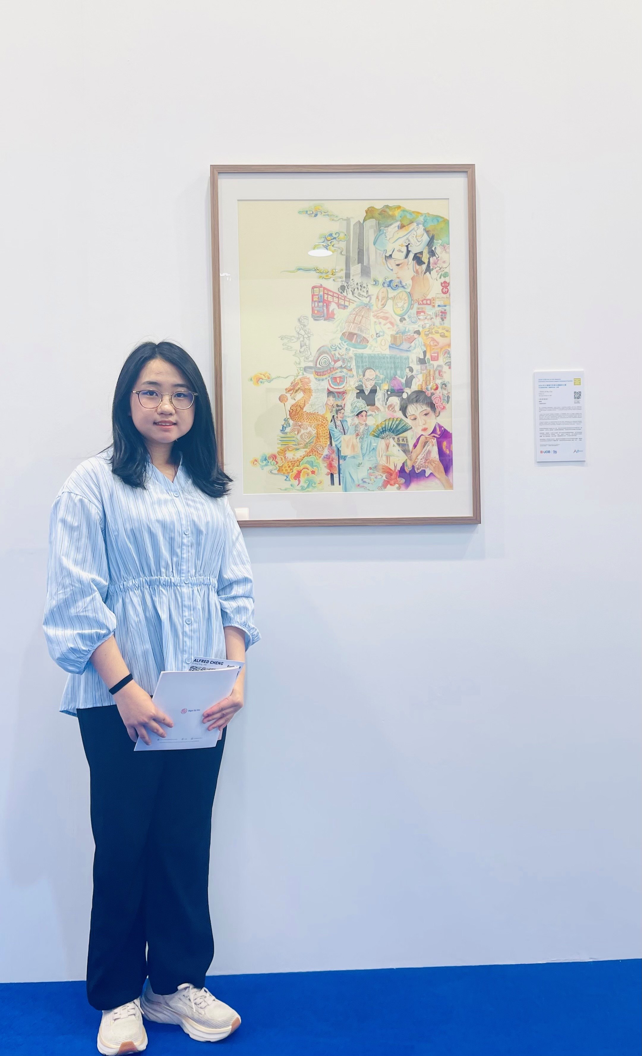Stella Lo Chau, award-winning Hong Kong visual artist, fuses gongbi silk painting with futuristic cityscapes to explore tradition, mental health and community. Photo: Handout