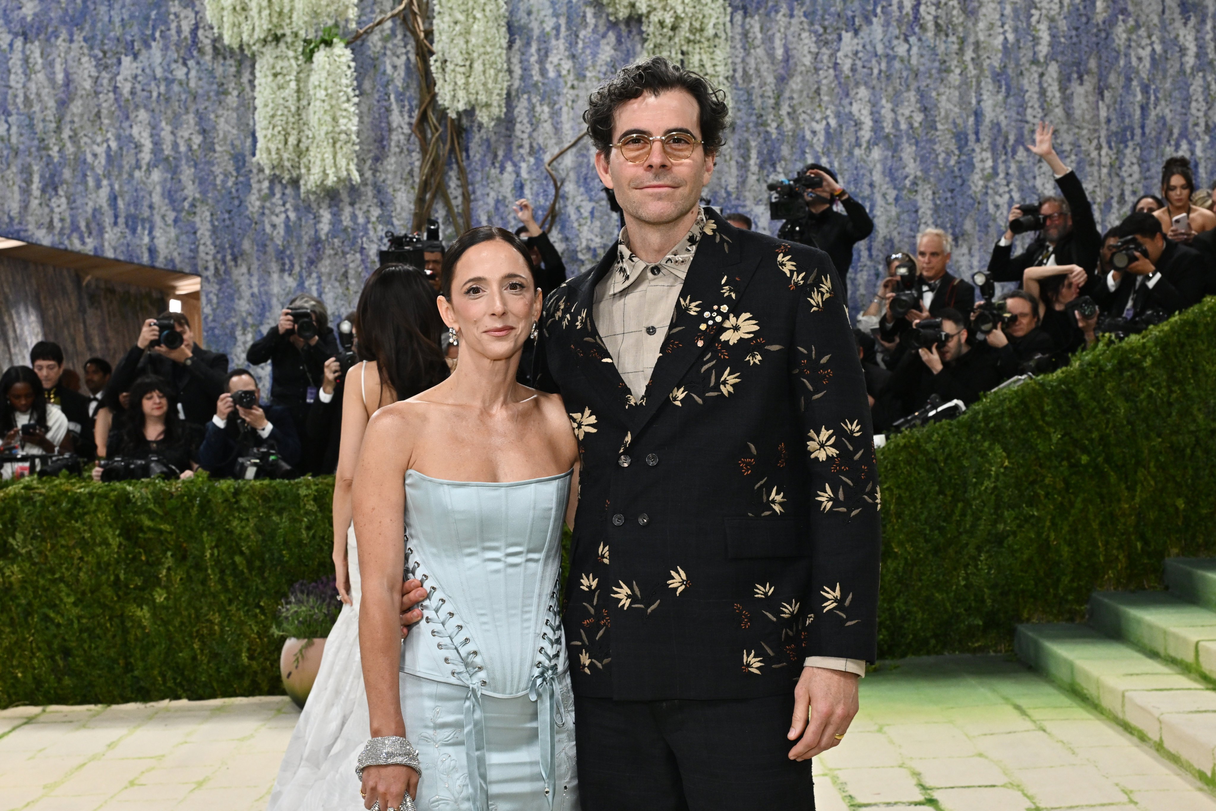 Monica Mosseri and Adam Mosseri arrive at The Metropolitan Museum of Art’s Costume Institute benefit gala in New York celebrating the opening of the “Costume Art” exhibition, on May 4. Photo: AP Photo