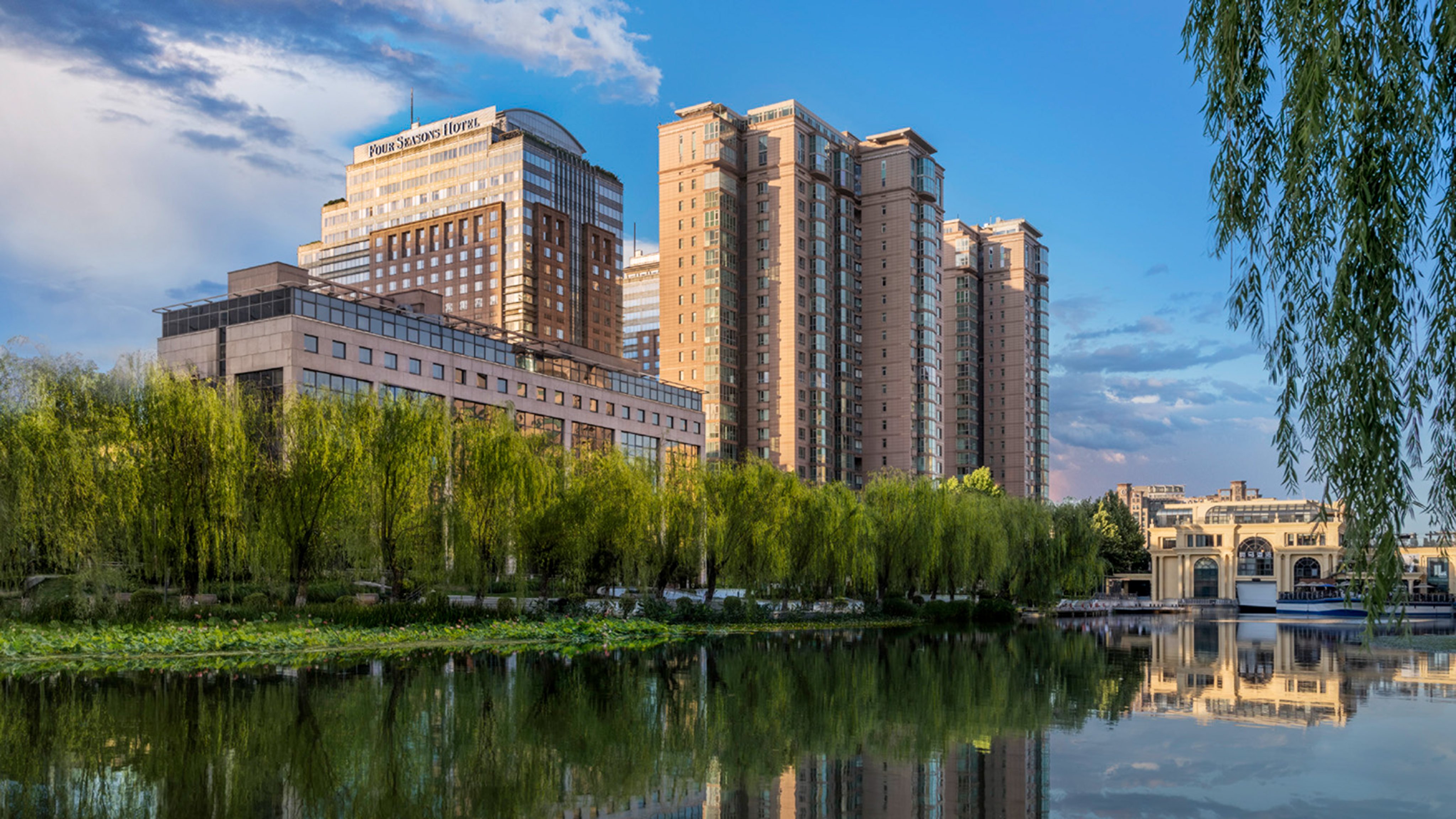 While there has been no official confirmation of where the US leader will stay in China, the Four Seasons Hotel Beijing has begun installing additional security screening equipment. Photo: Four Seasons Hotel Beijing