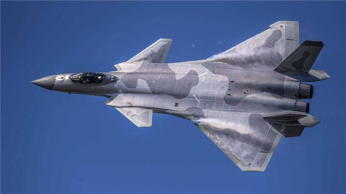 The J-20 or “Mighty Dragon” is seen as China's answer to the American F-22 Raptor. Photo: Captured from 81.com