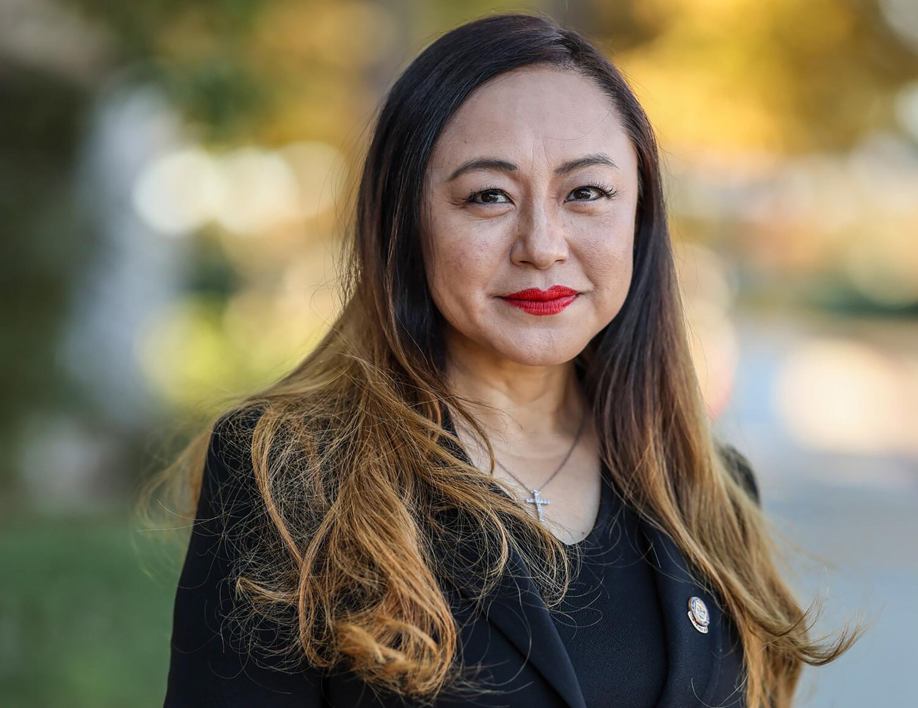 Eileen Wang in November 2024. Wang resigned as mayor of Arcadia on Monday. Photo: TNS