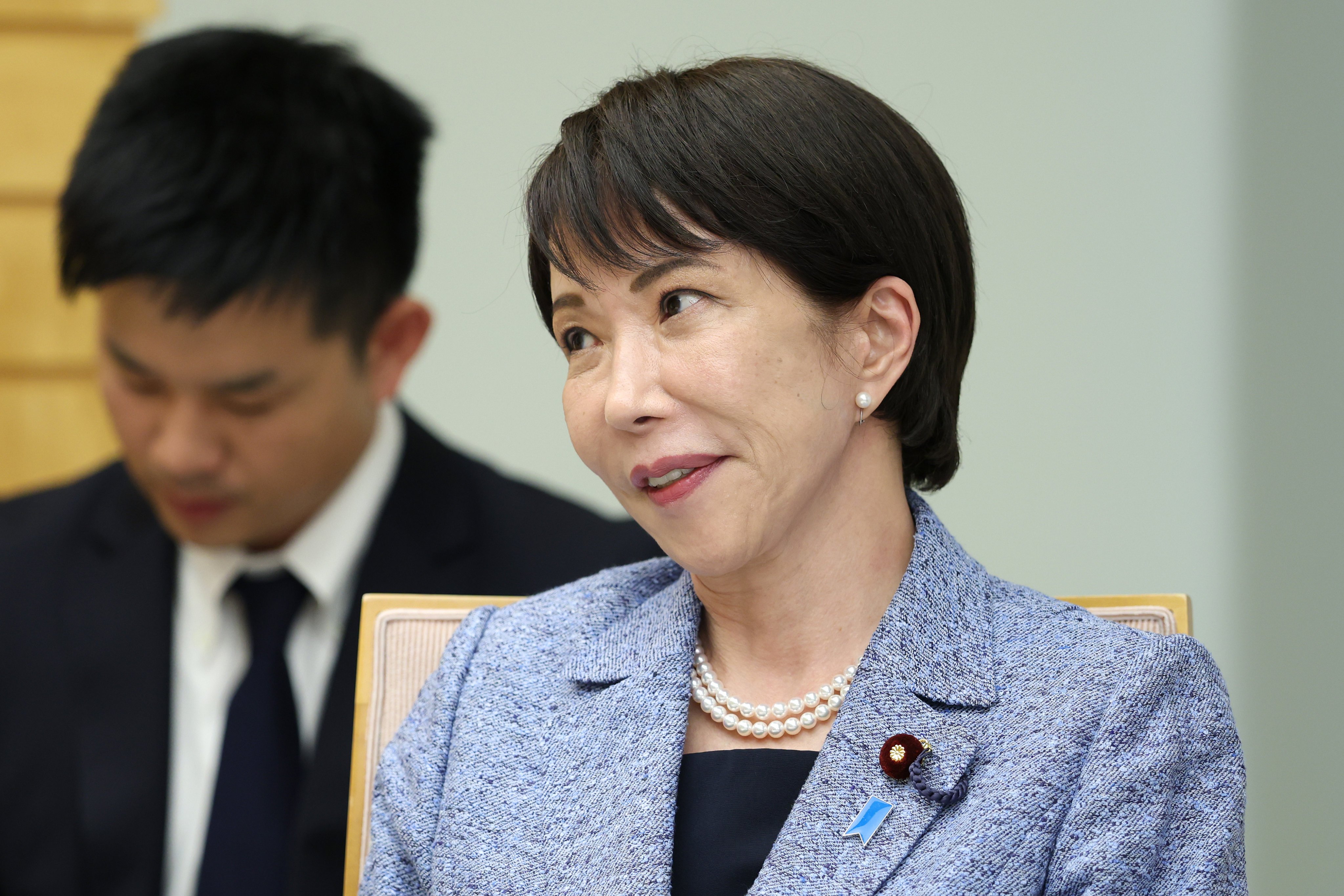 Japan’s Prime Minister Sanae Takaichi has said that personal attacks are not her “approach”. Photo: Pool via AP