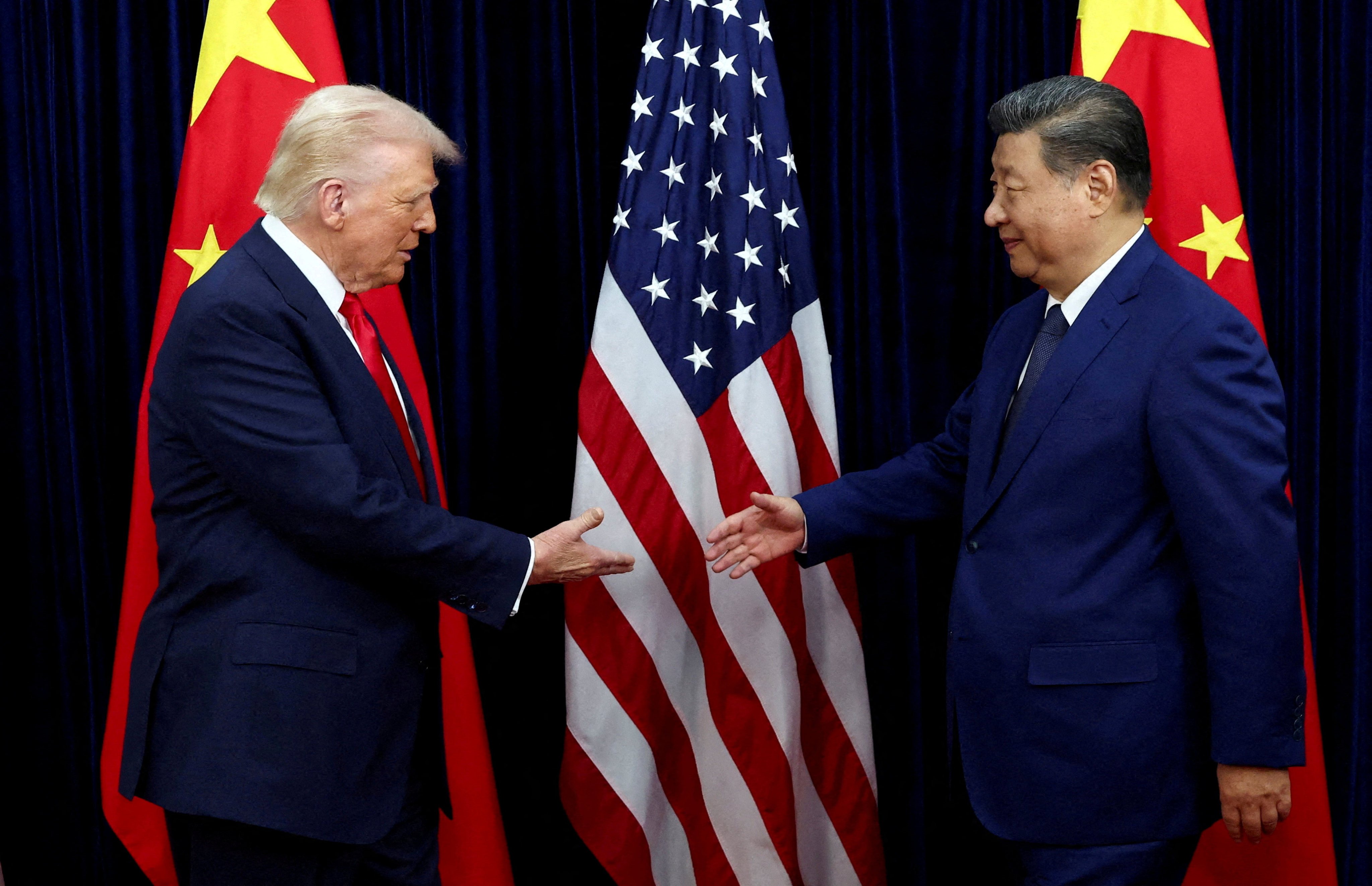 Presidents Xi Jinping and Donald Trump were unusually silent over the Taiwan issue when they met in South Korea last October. Photo: Reuters