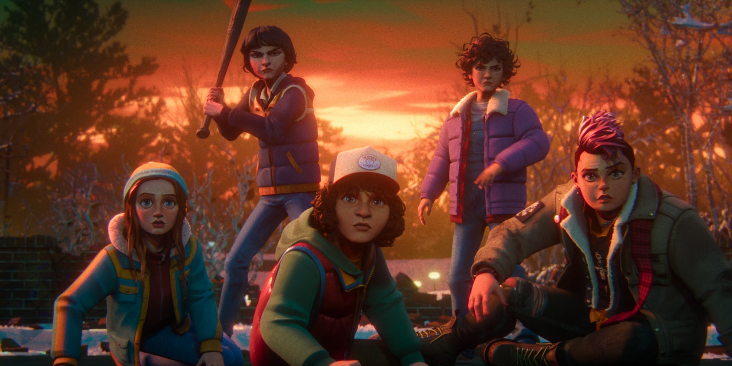 Netflix’s Stranger Things animated series. The company says it plans to address the Texas lawsuit in court. Photo: Netflix via TNS