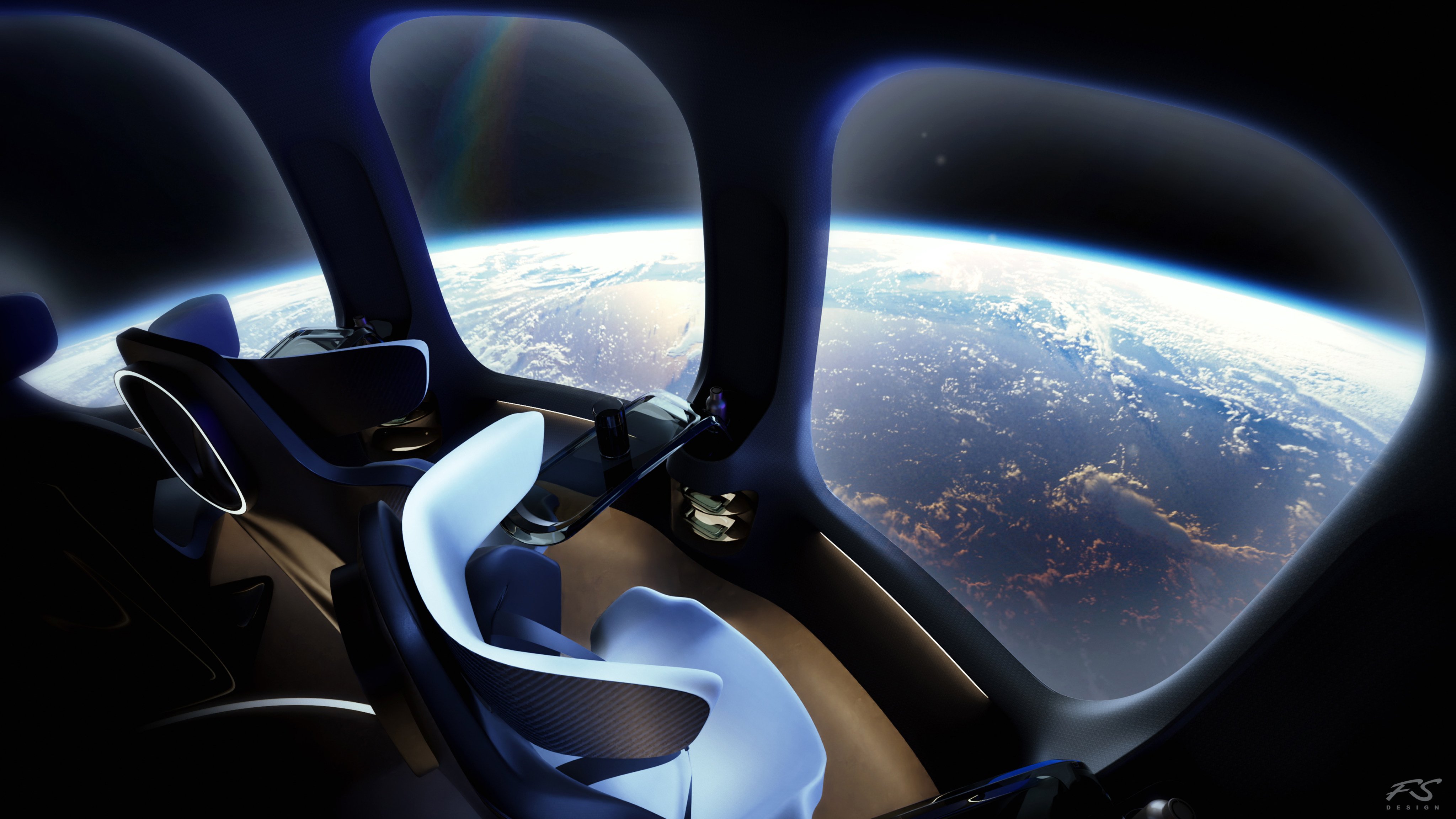 Halo Space’s Aurora capsule is designed to rotate slowly during flight. Photo: Handout