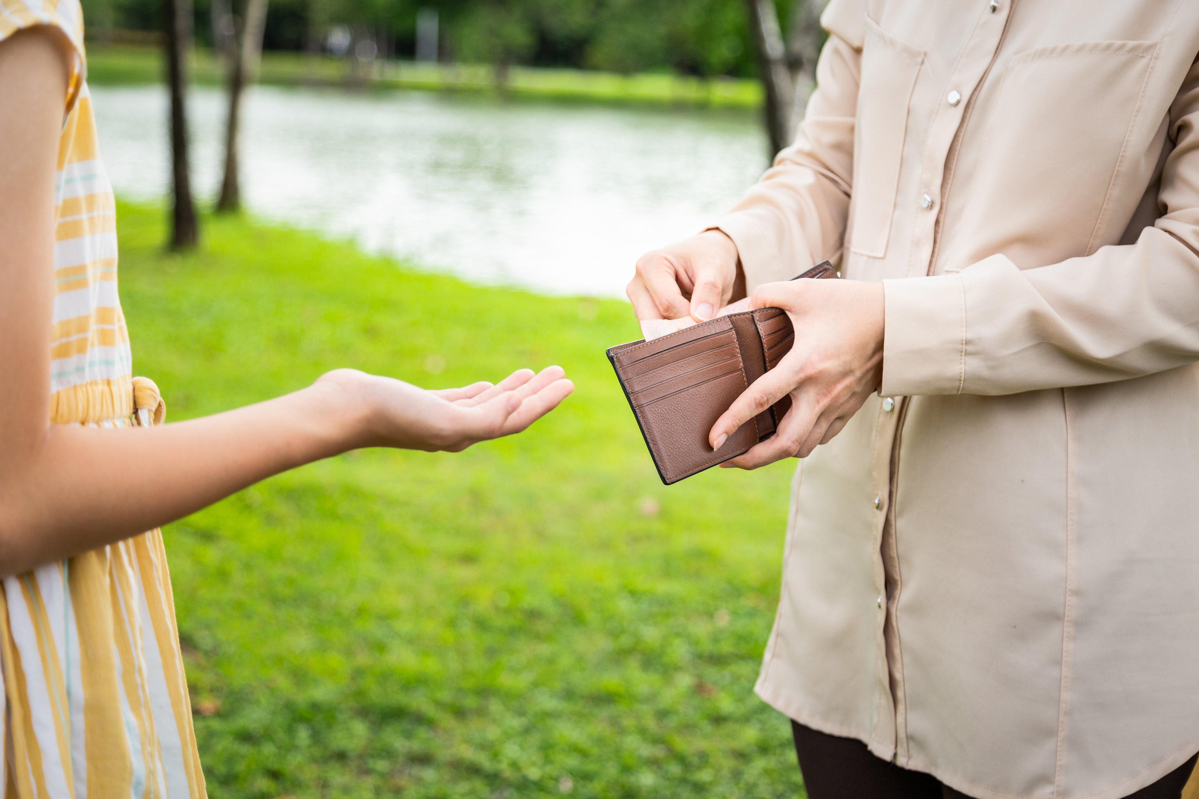 What do you say to your parents if you want them to give you money? Photo: Shutterstock