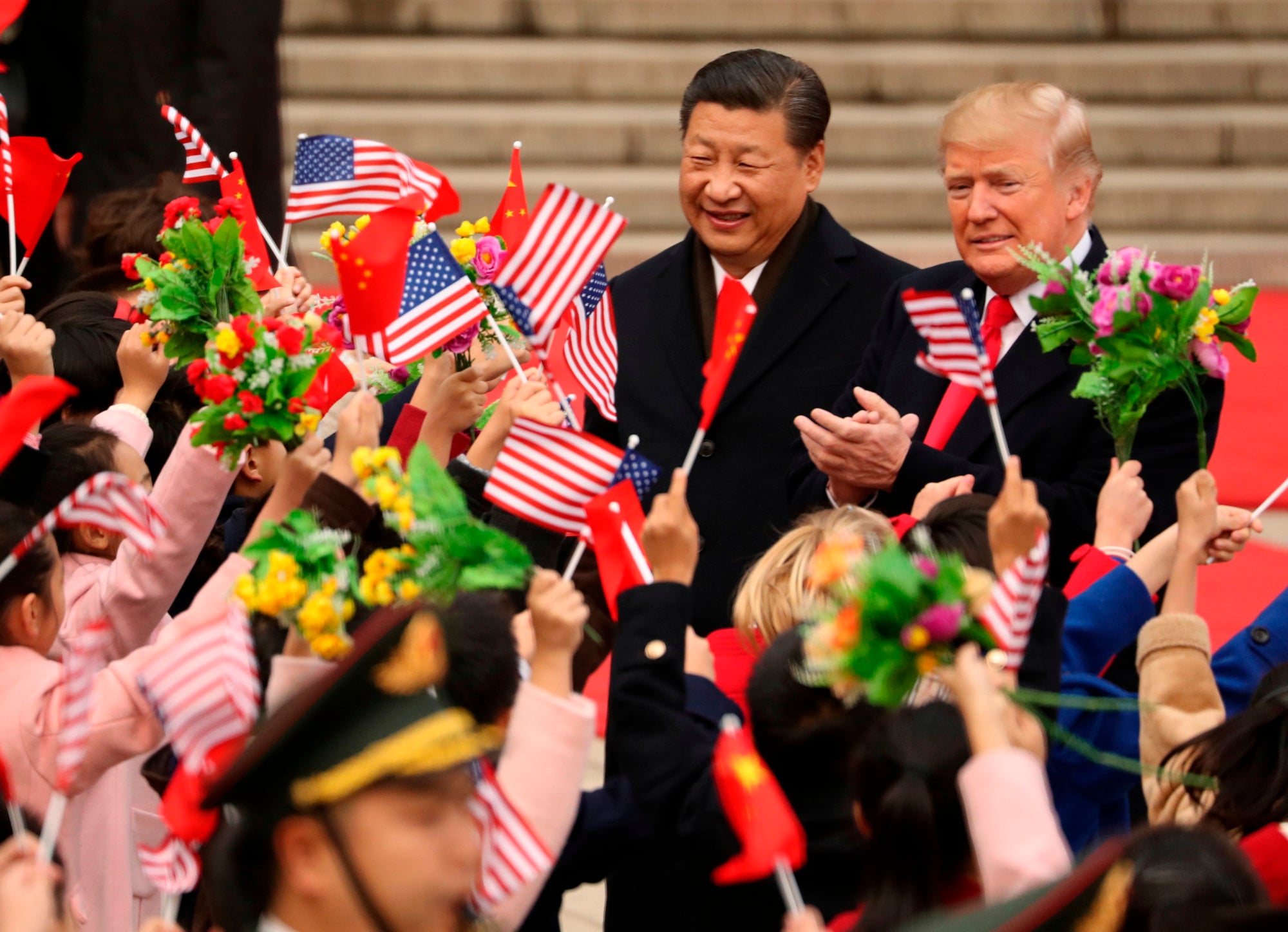 Xi Jinping with Donald Trump during his last visit to China as US president in 2017. Photo: AP Xi Jinping with Donald Trump during his last visit to China as US president in 2017. Photo: AP