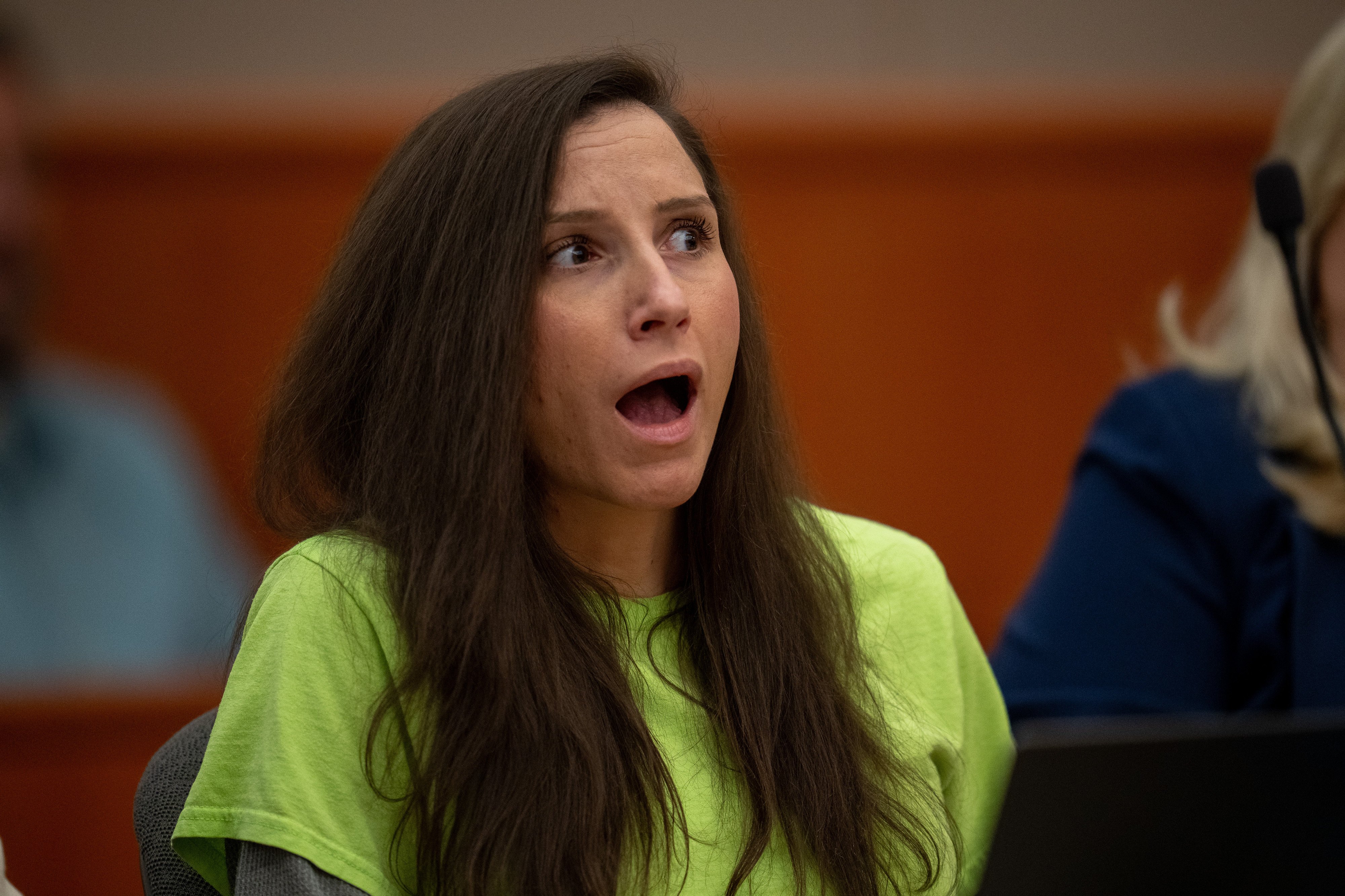 Kouri Richins at her sentencing on Wednesday. Photo: The Salt Lake Tribune via AP
