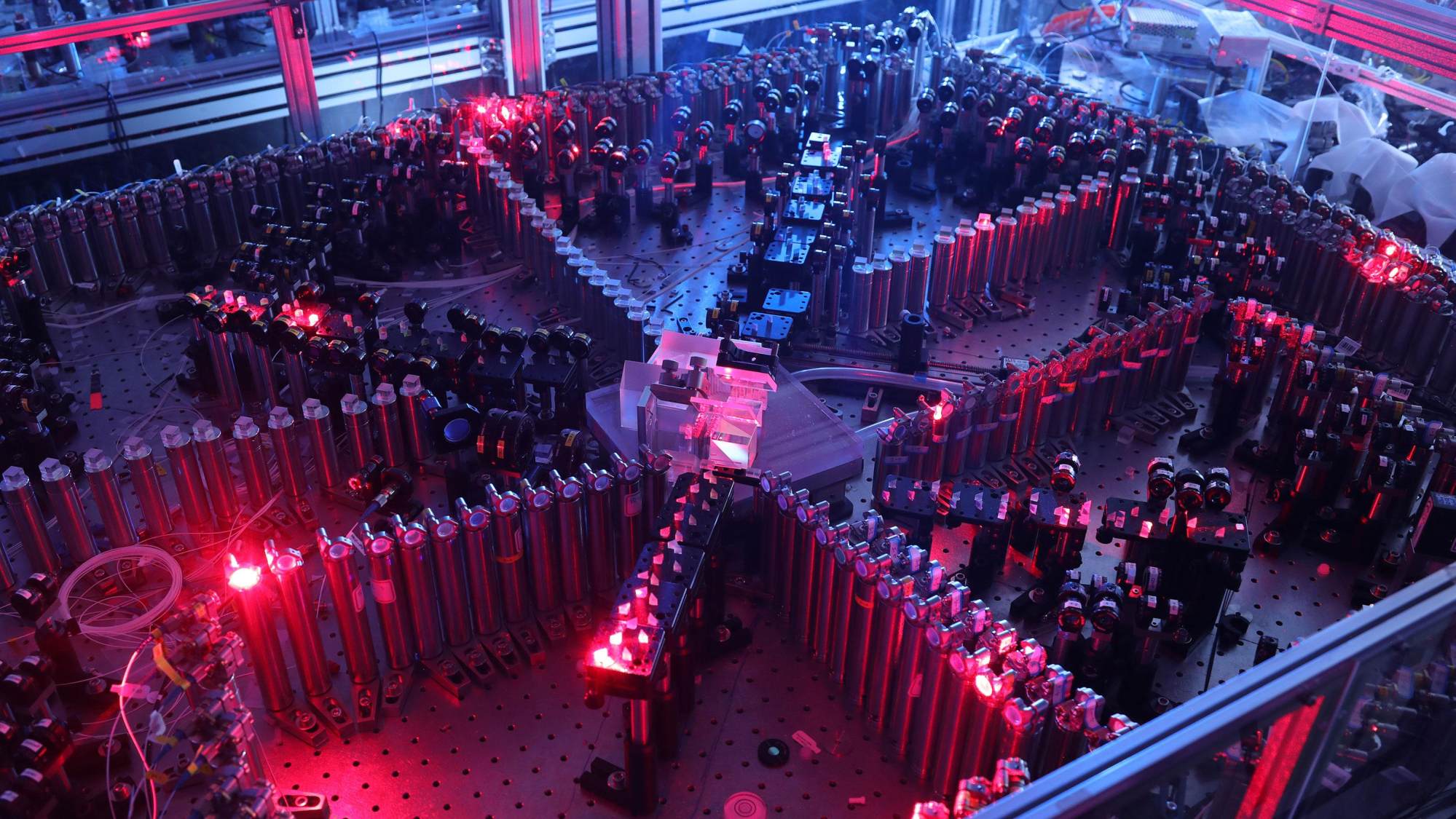 Unveiled in December 2020, the original Jiuzhang machine was the world’s first photonic system to demonstrate quantum computational advantage. Photo: University of Science and Technology of China