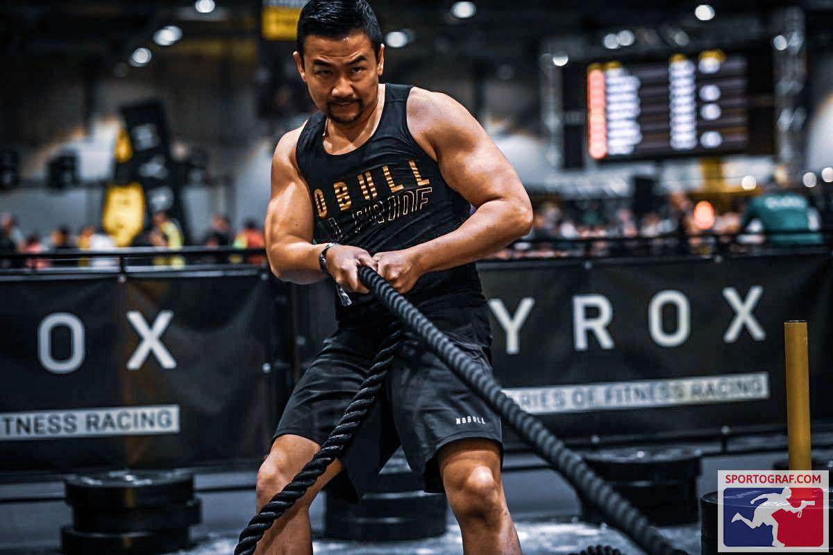 Gordon Chan aims to compete in Hyrox with his children. Photo: Handout