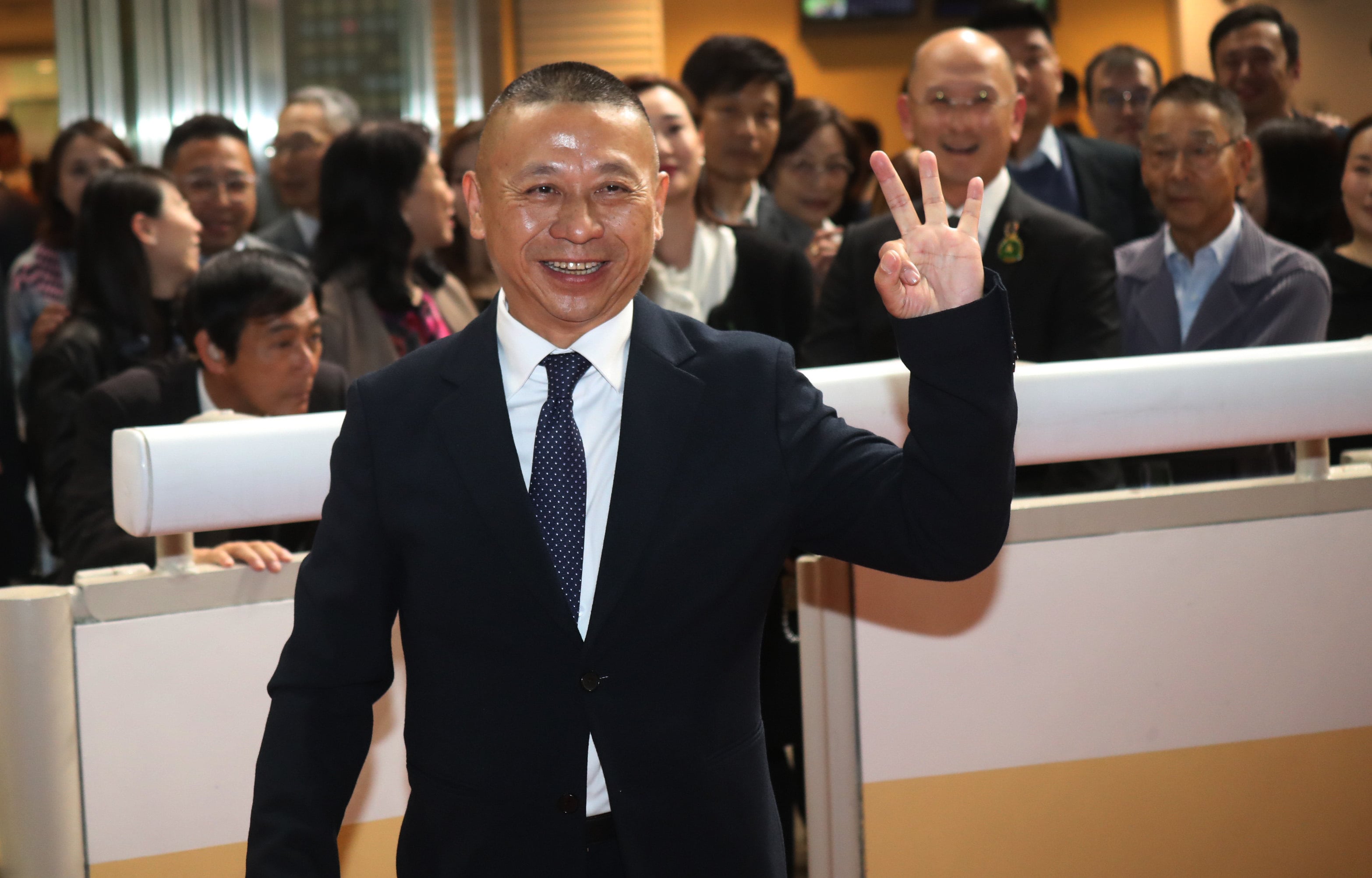 Danny Shum after a Happy Valley winner. Photos: Kenneth Chan