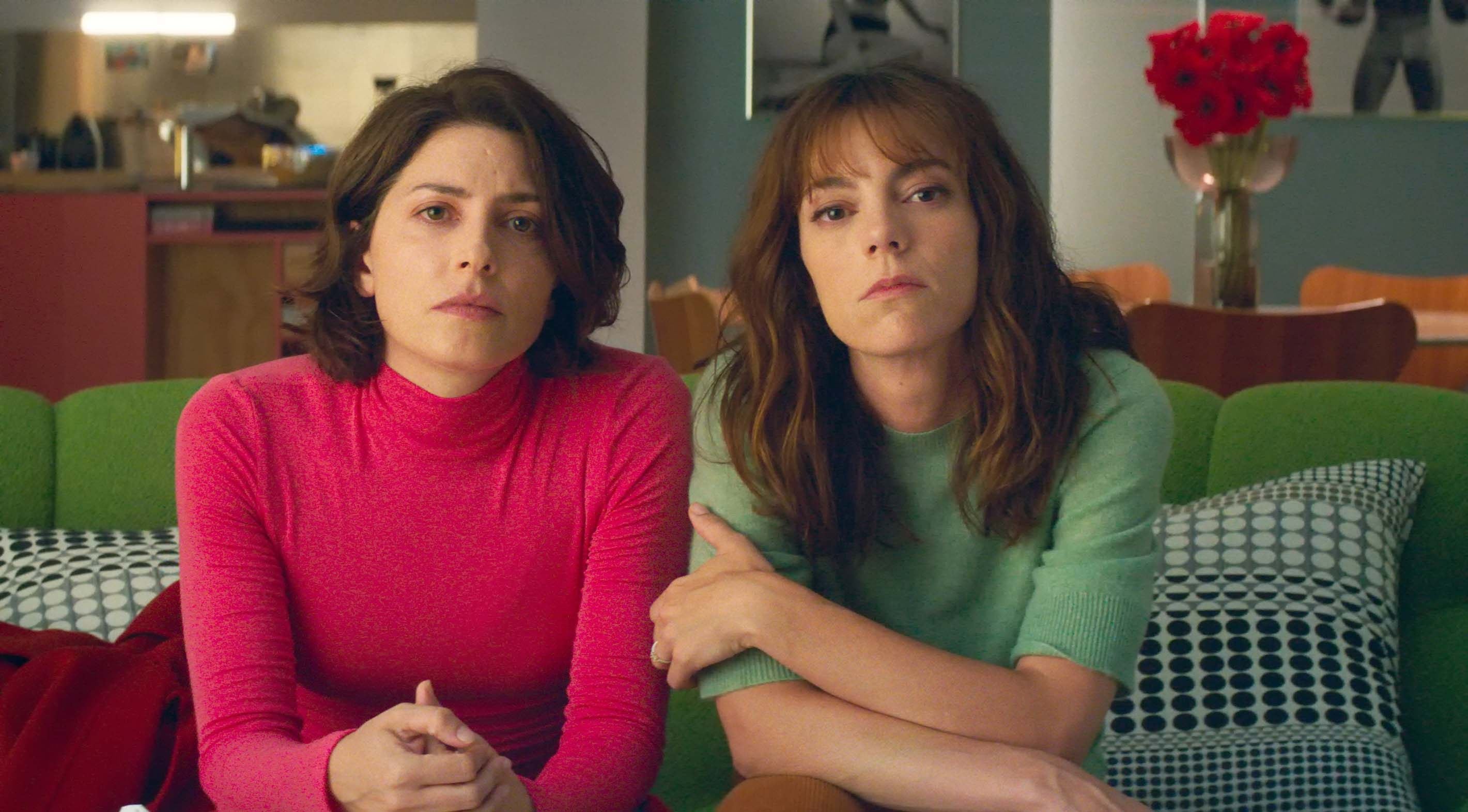 Barbara Lennie (left) and Victoria Luengo in a still from Bitter Christmas.