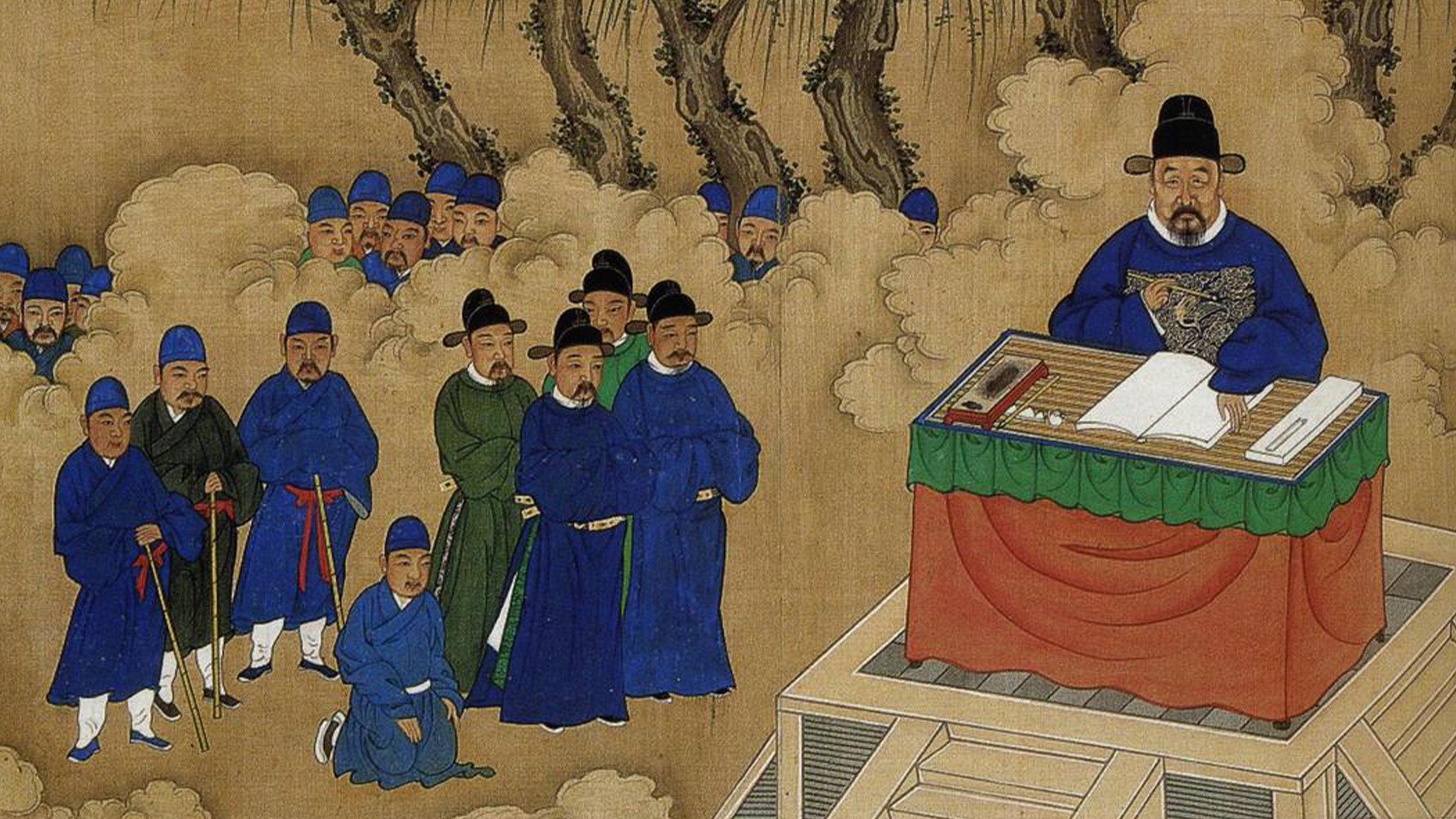 Ancient China had odd laws; for example, crying without reason could cost a man his hair and messy handwriting could lead to ink-drinking punishment. Photo: Wikipedia