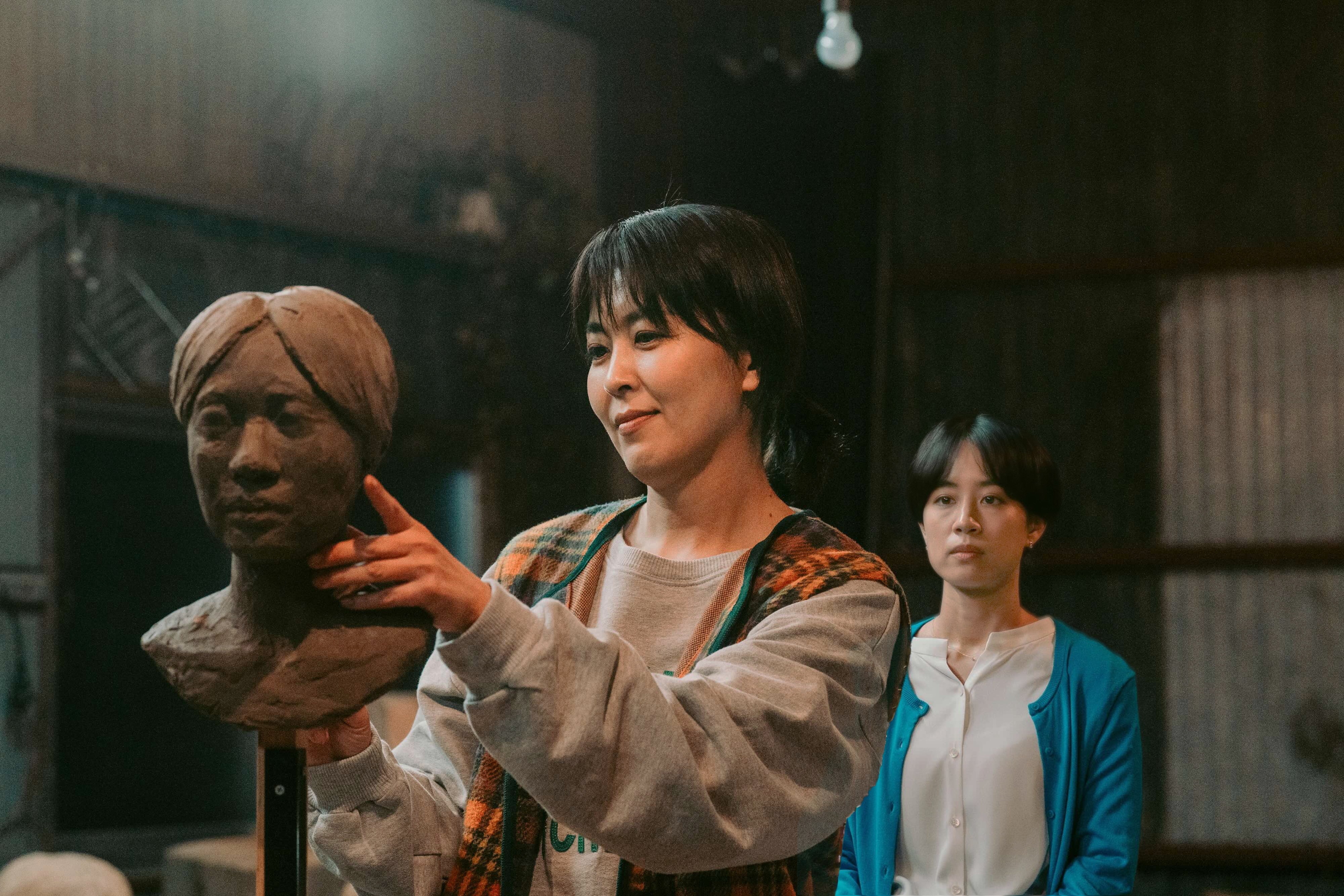 Takako Matsu as the sculptor Yoriko (front) and Shizuka Ishibashi as her model in a still from Nagi Notes, which played in the 2026 Cannes Film Festival’s main competition.