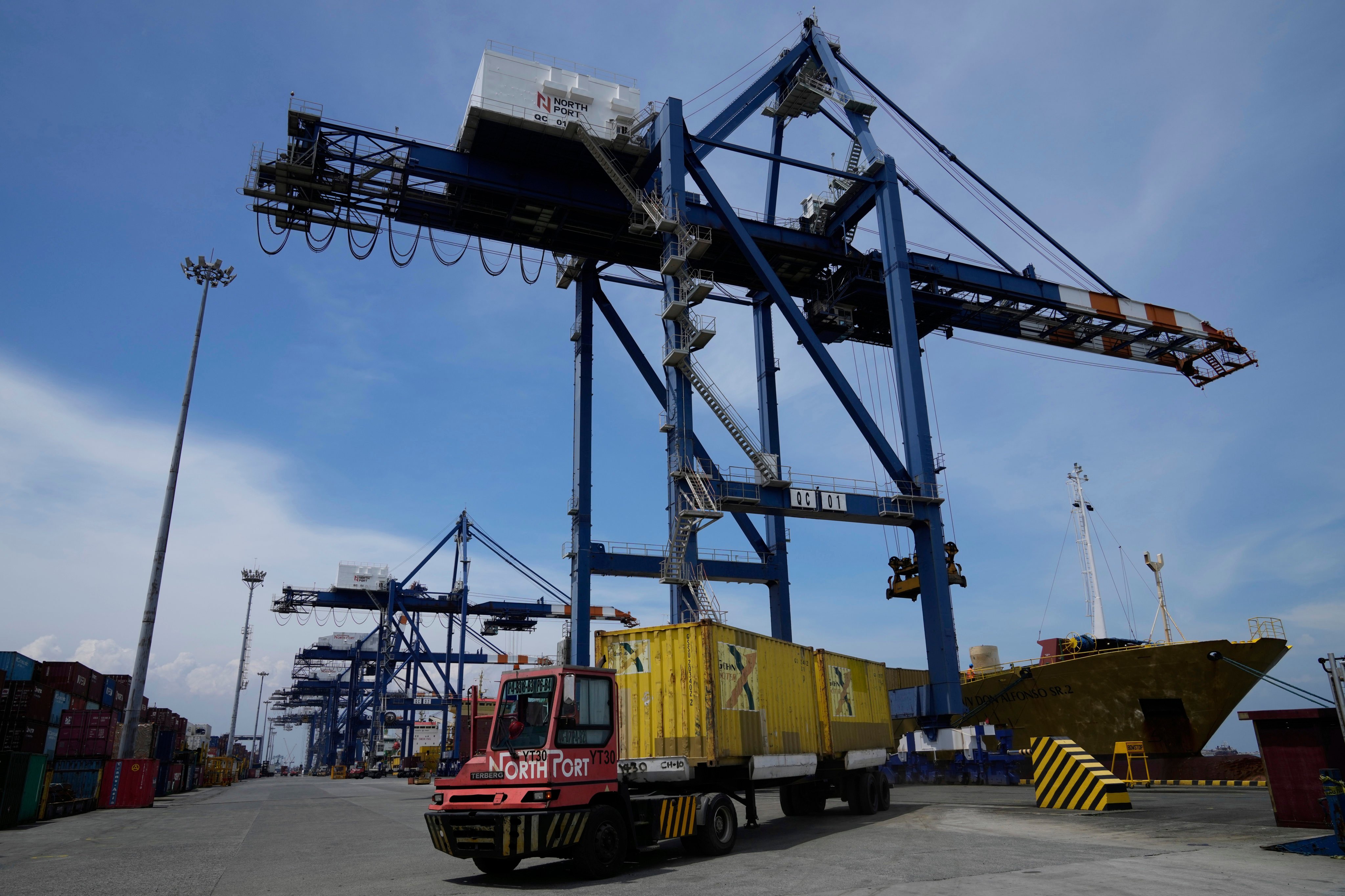 Containers at the Manila North Harbour Port in Manila, Philippines. Development of the Luzon Economic Corridor will involve eight more countries. Photo: AP