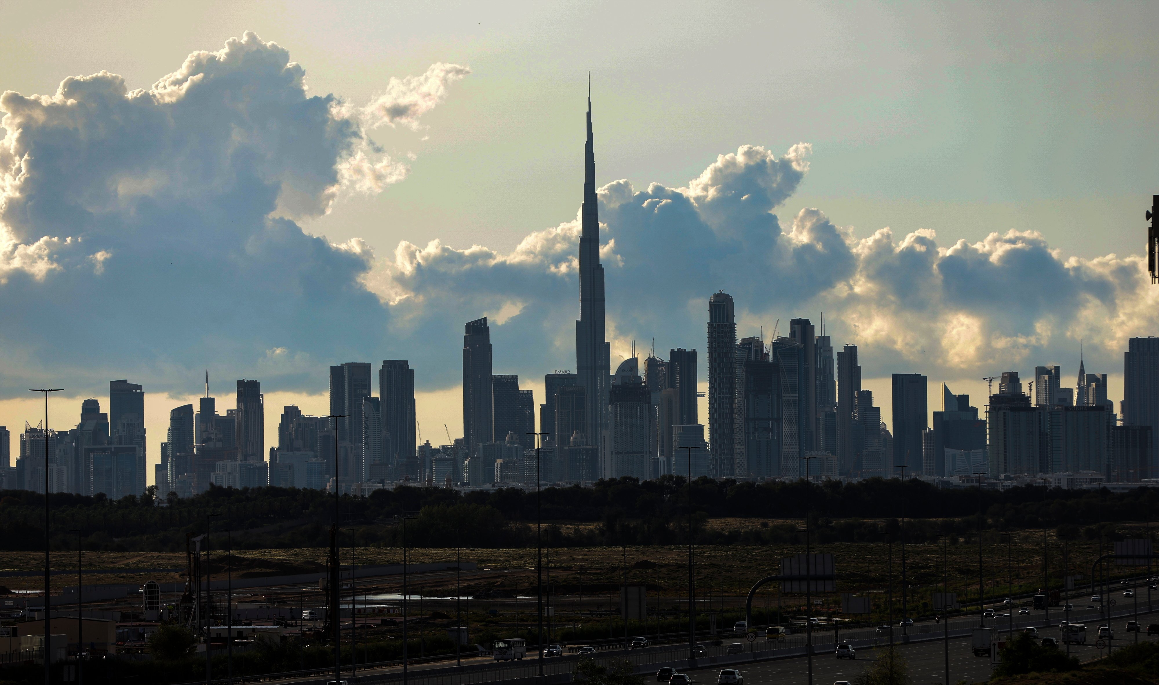 The Dubai skyline featuring the Burj Khalifa. The UAE’s AI strategy is structured around deep, capital-intensive investments and the development and export of large language models to underserved markets. Photo: EPA-EFE