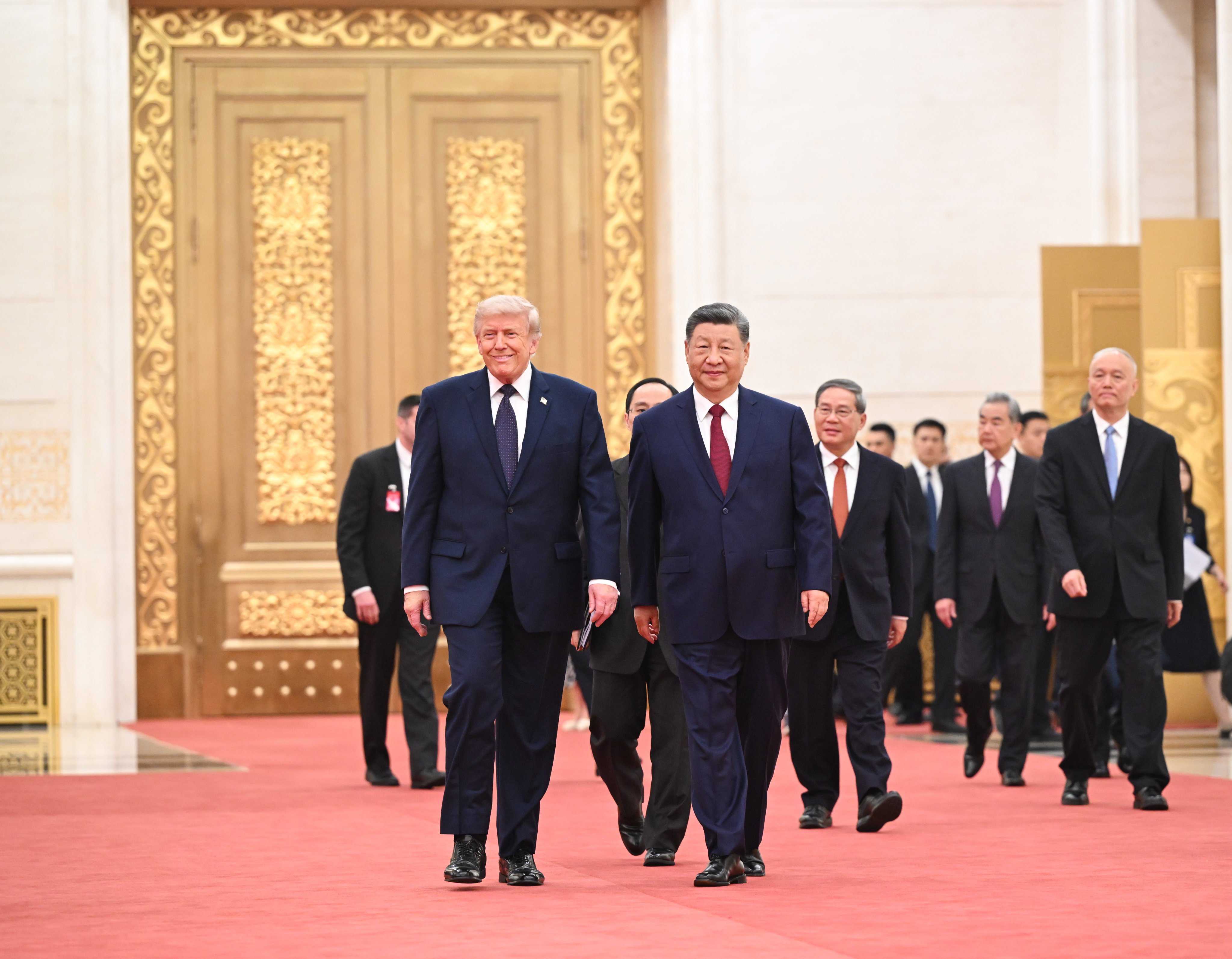 Chinese President Xi Jinping holds a banquet to welcome US President Donald Trump on his state visit to China at the Great Hall of the People in Beijing, capital of China, May 14, 2026. Photo: Xinhua