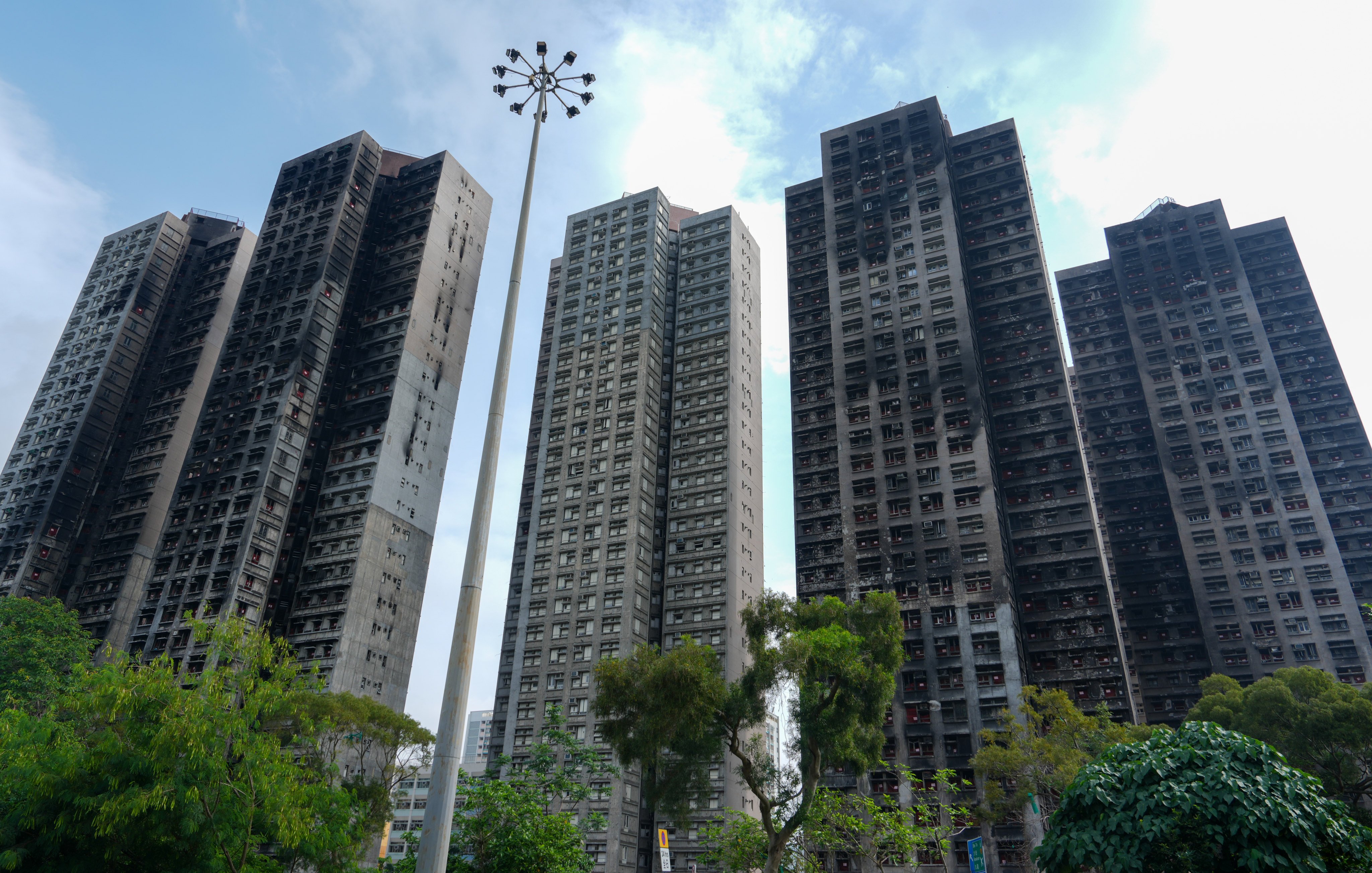 The evidential hearings into the Wang Fuk Court fire have pointed to alleged malpractice in the HK$336 million renovation tender for the estate. Photo: Sam Tsang