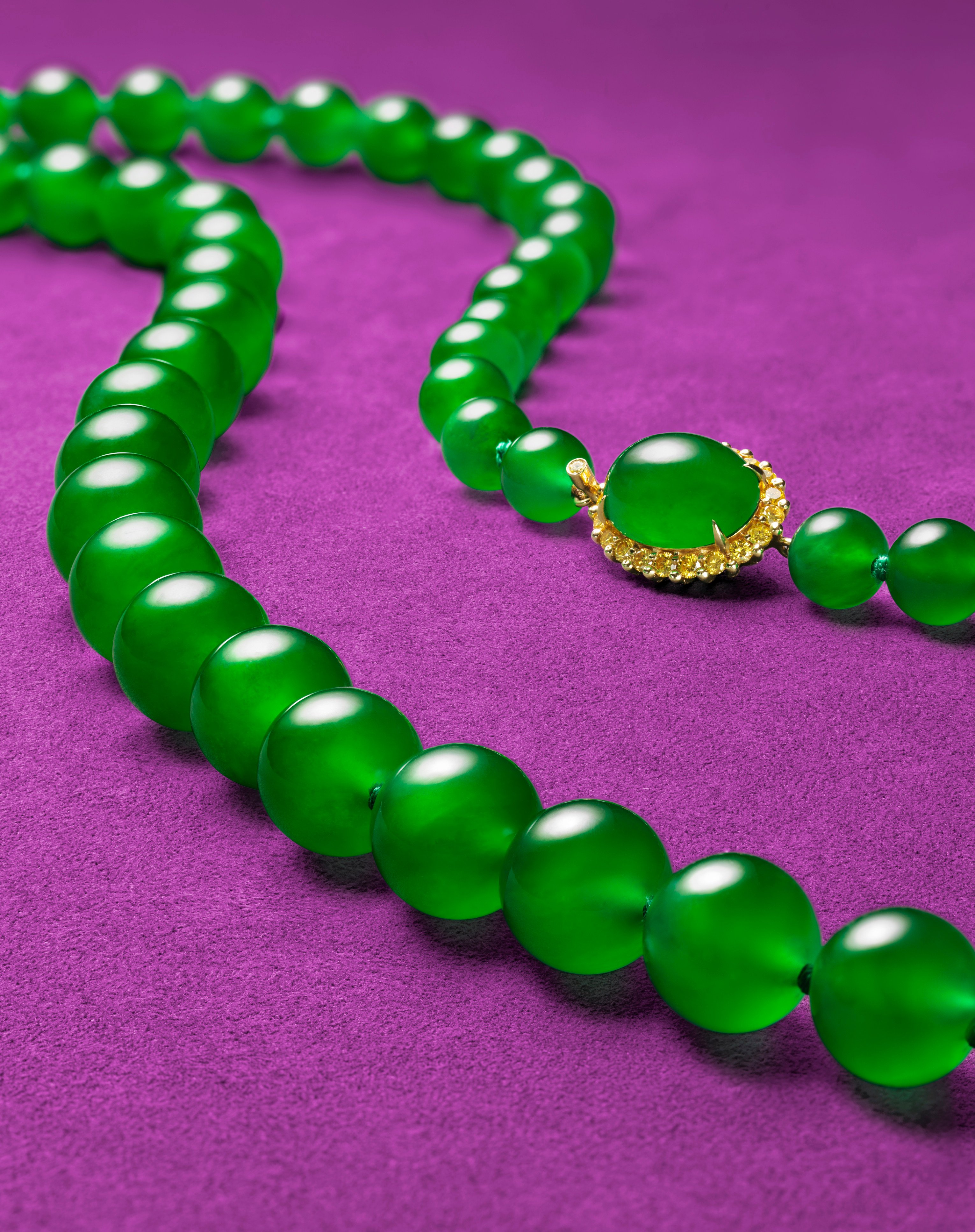 The Ethereal Jadeite Necklace is the centrepiece of Christie’s Hong Kong’s Magnificent Jewels auction on May 26, part of Hong Kong Luxury Week. Photo: Handout