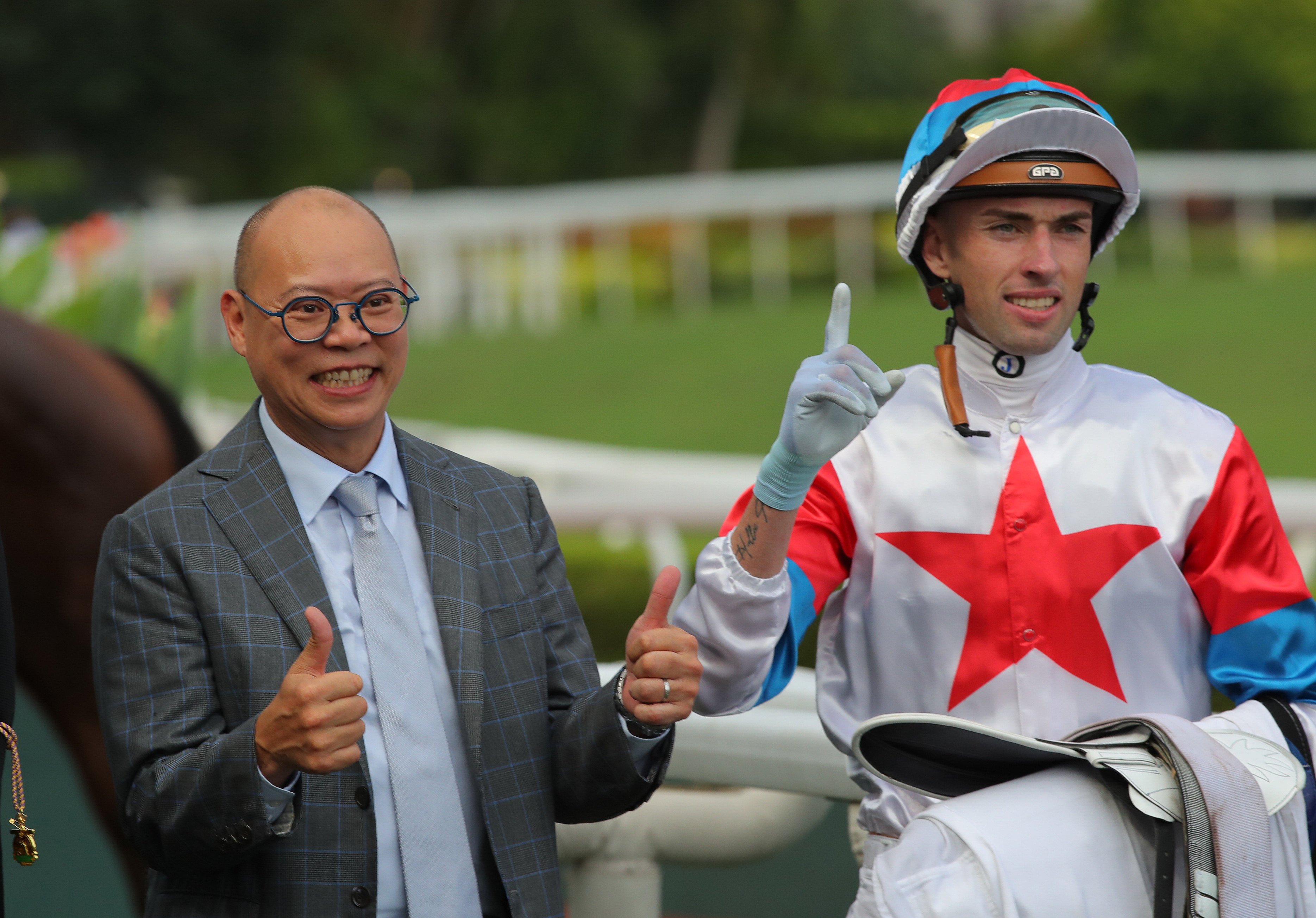 James Orman and Chris So celebrate a win at Sha Tin. Photos: Kenneth Chan