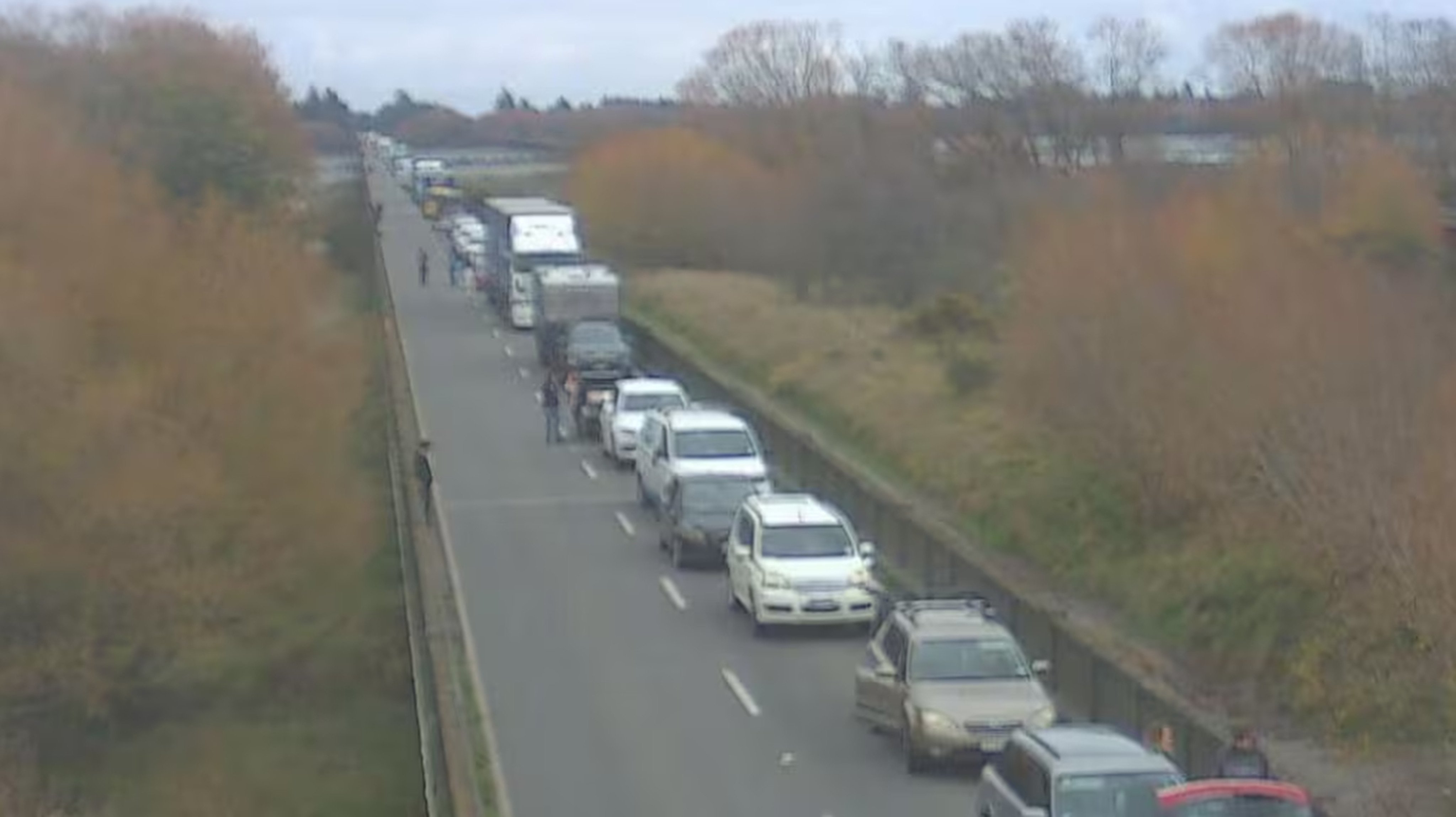 The traffic accident occurred near the intersection of North Rakaia Road and State Highway 1 in the Selwyn District on the South Island. Photo: New Zealand Transport Agency