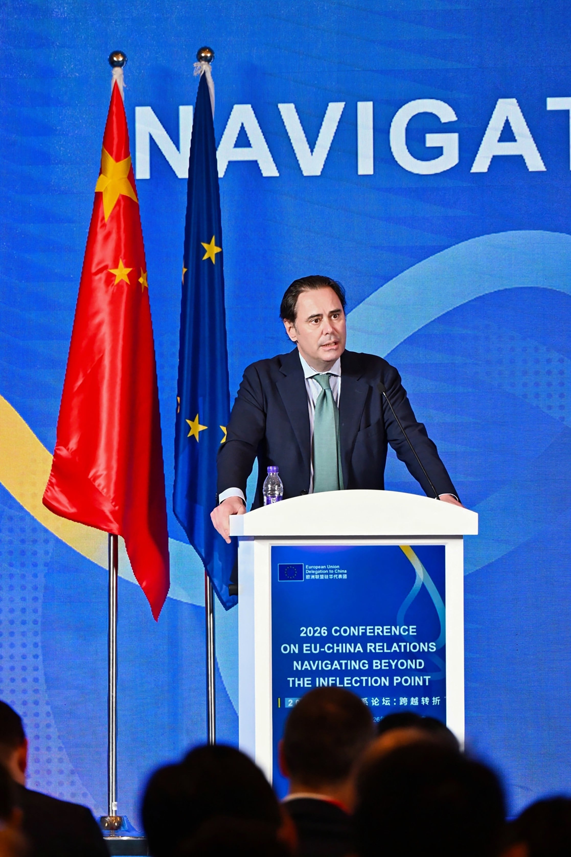 EU ambassador to China Jorge Toledo says the European Union is being attacked on all fronts by the Chinese press and government. Photo: European Union