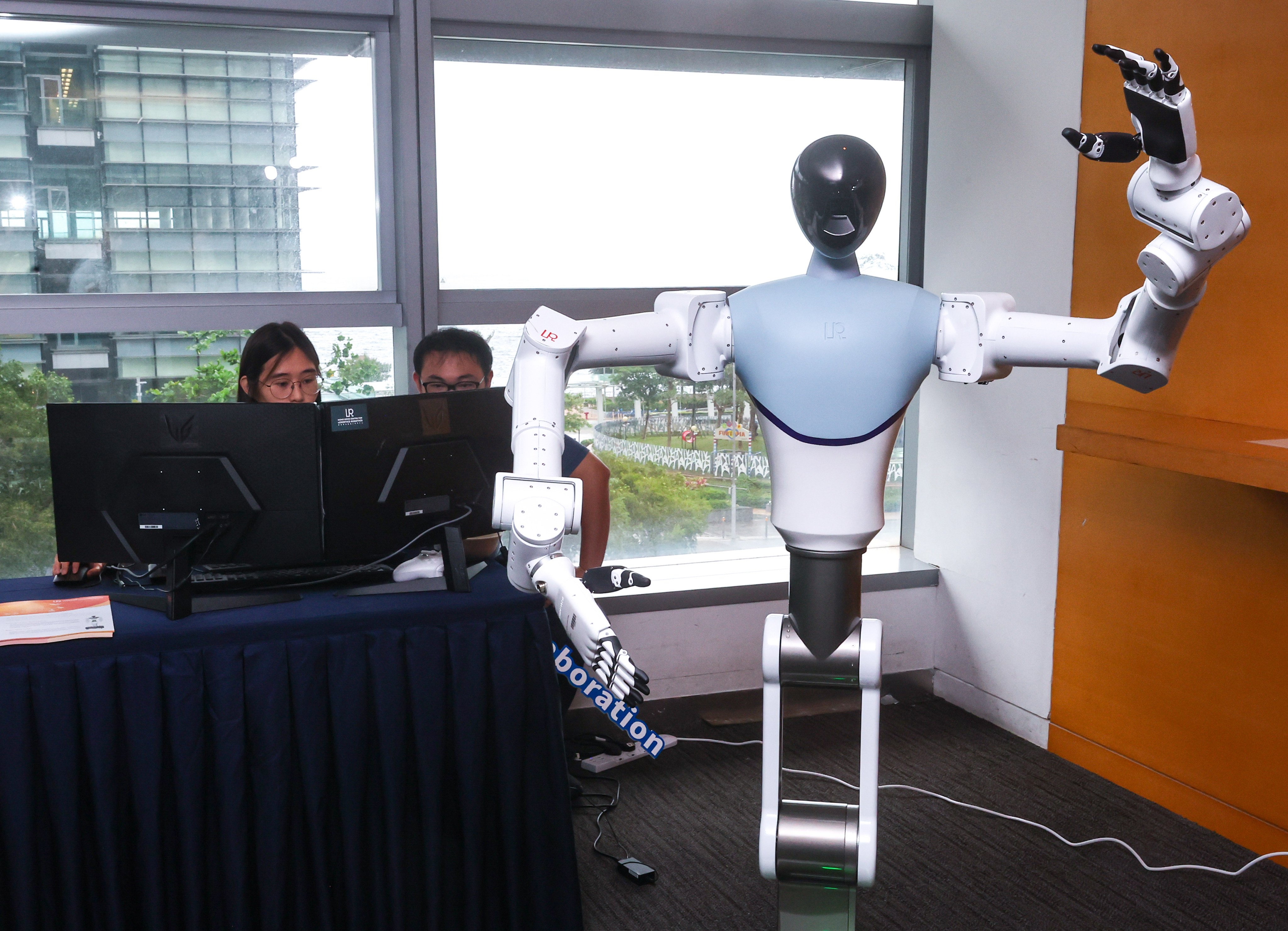 The Chinese University of Hong Kong has launched the city’s first embodied AI lab to drive humanoid and quadruped robotics research and talent training. Photo: Edmond So