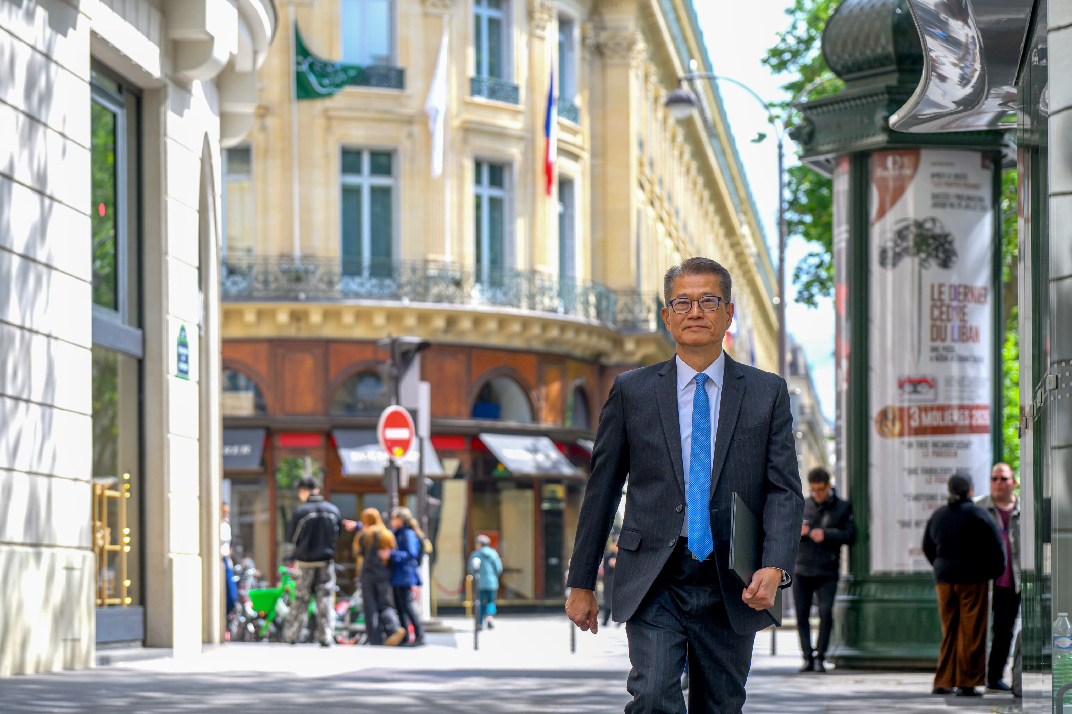 scmp.com - Ng Kang-chung - Hong Kong finance chief woos French wealth managers as European tour starts