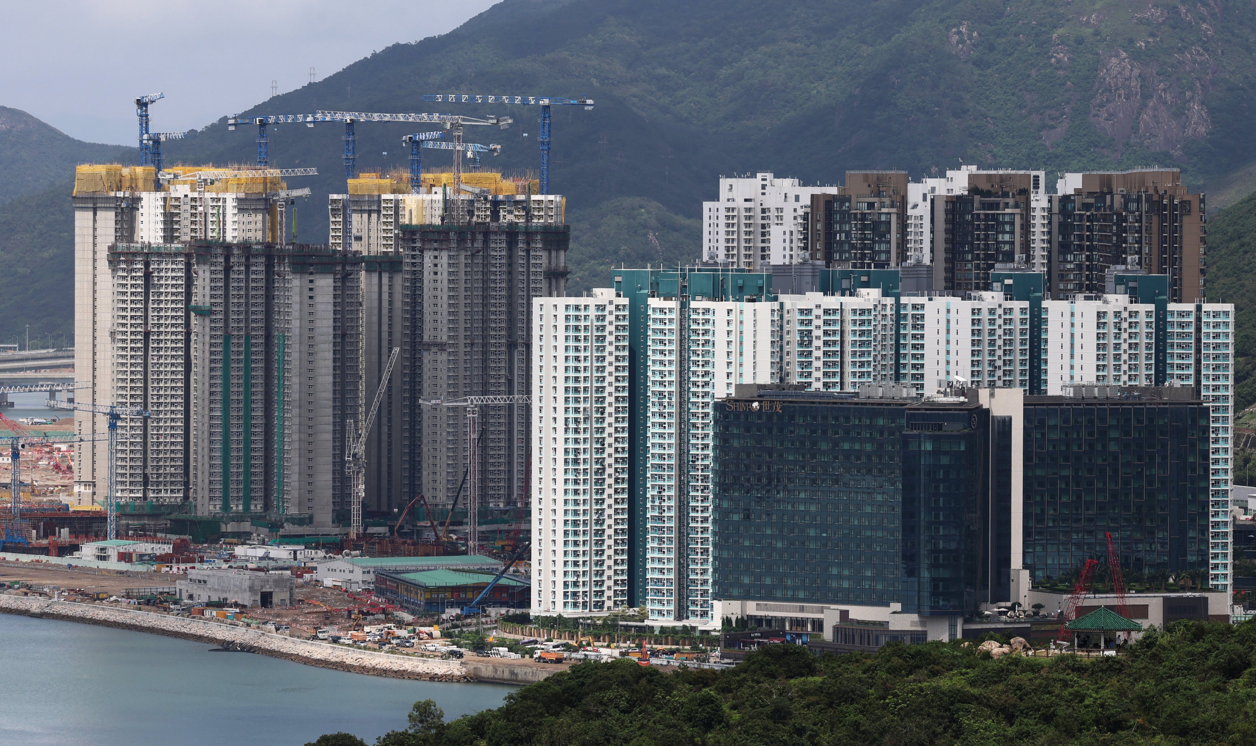 The Tung Chung New Town Development is seen in 2024. Photo: Jelly Tse