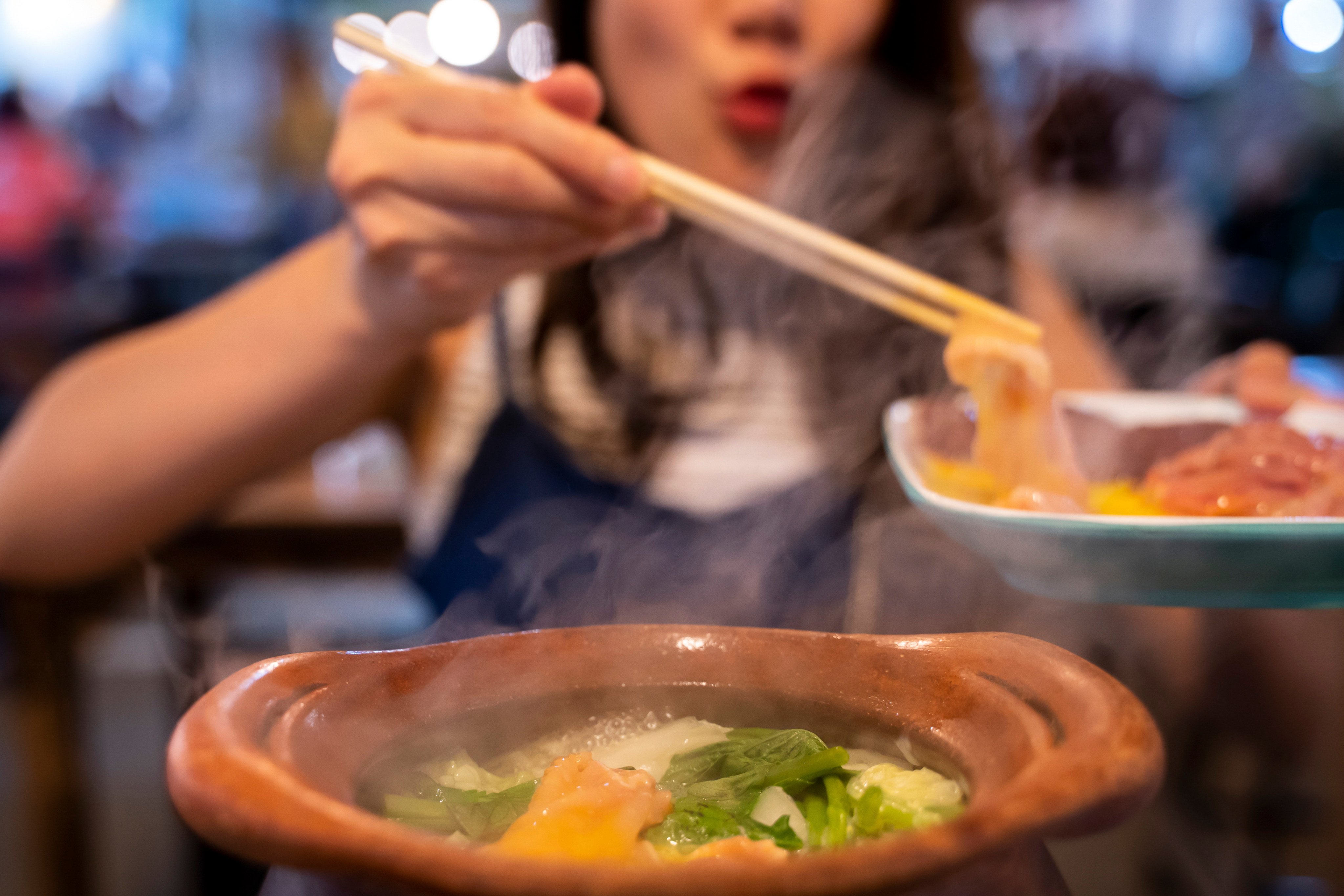 A woman in China has suffered severe internal injuries after eating hotpot hastily. Photo: Shutterstock