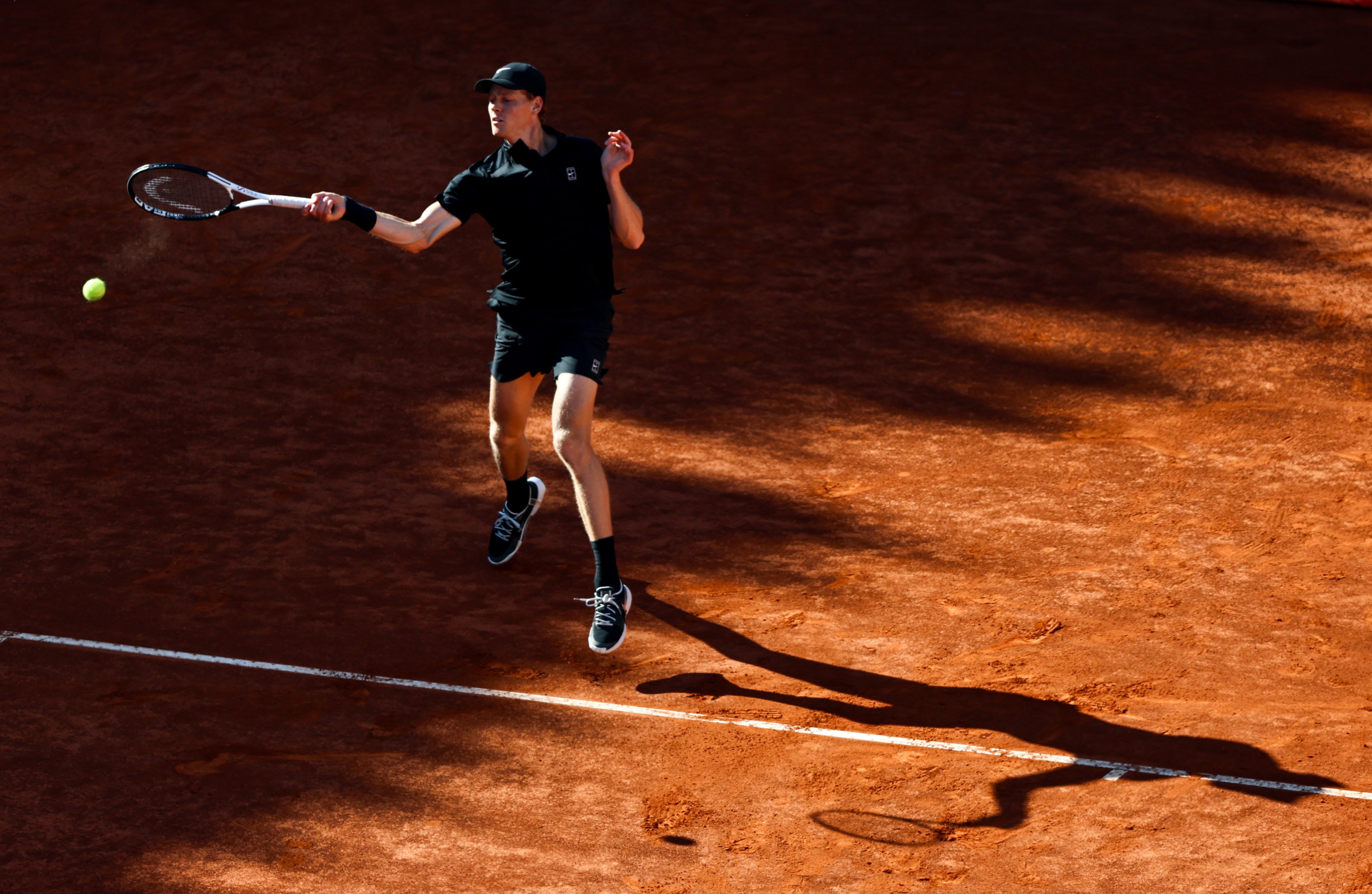 Jannik Sinner, who won the Italian Open last weekend by beating Casper Ruud, is on a record-breaking 34-match winning streak at Masters level. Photo: Xinhua