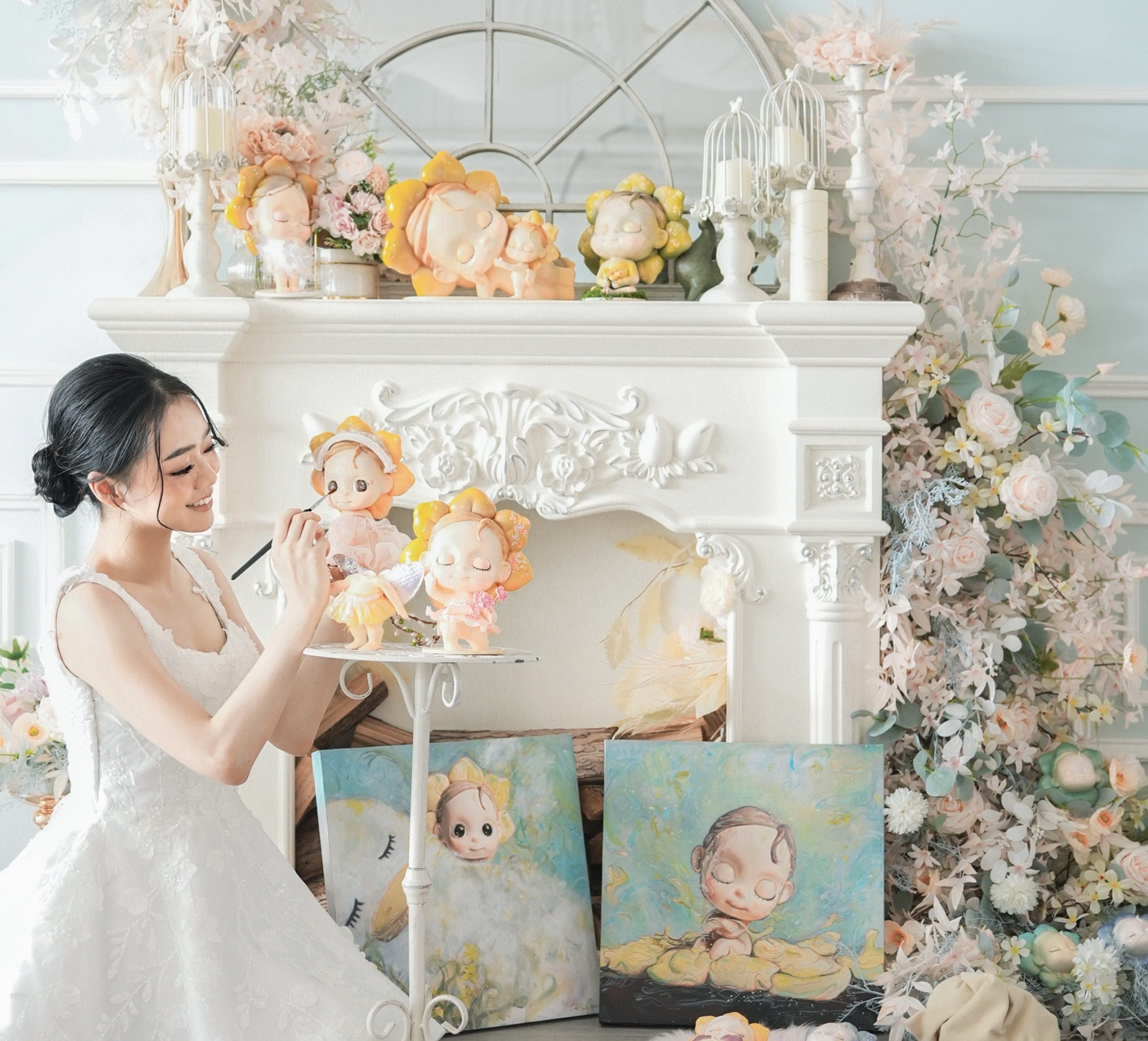 “I want to remind people that even when you don’t feel it, you are loved,” says Cherry Yeung, the founder of Cute Soulz, which uses art to bring emotional honesty and connection to Hongkongers. Photo: JoyBeMoment