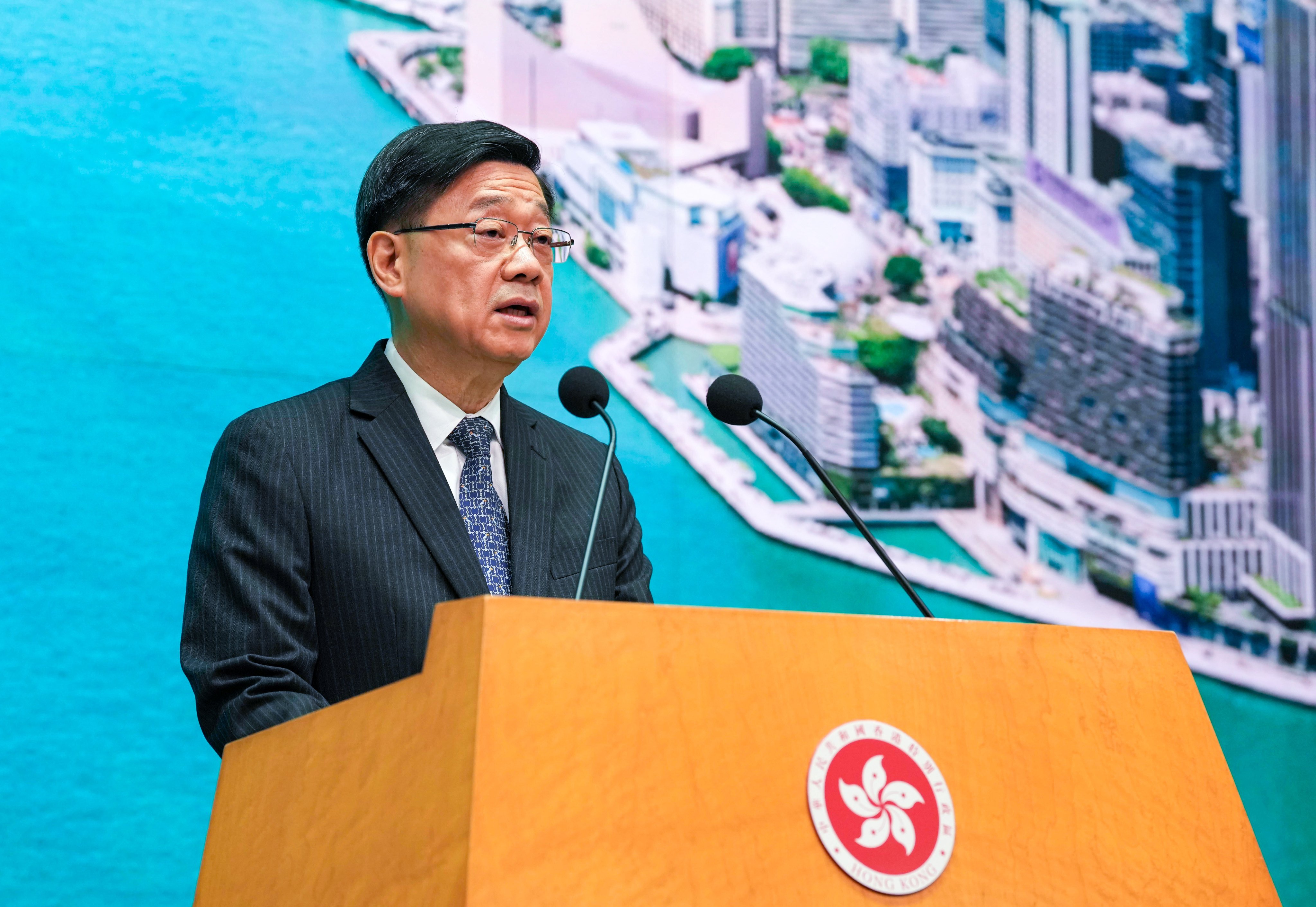 Chief Executive John Lee described the China-US summit as historic and landmark. Photo: Karma Lo