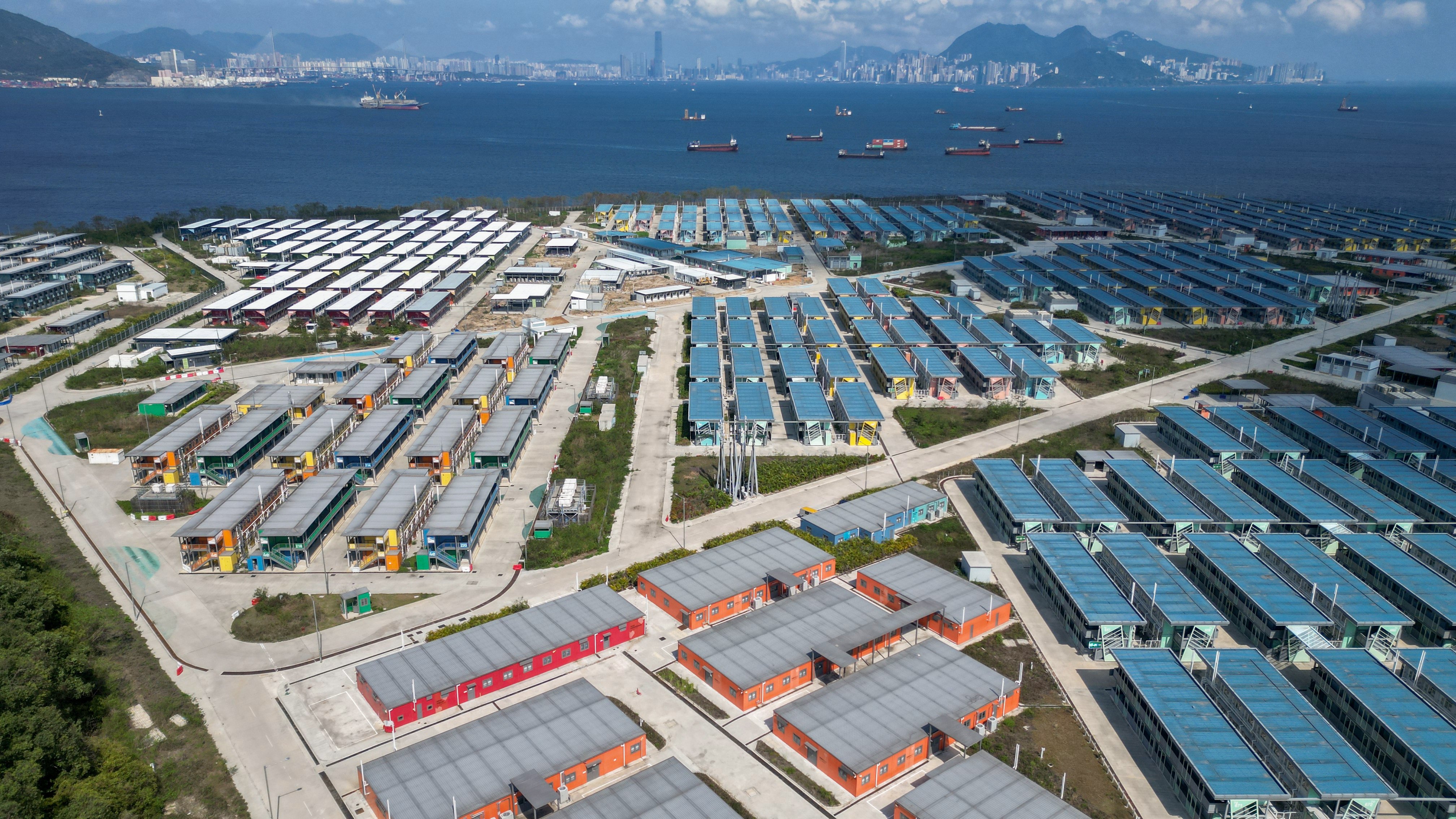 A quarantine facility has been prepared at Penny’s Bay on Lantau Island as authorities step up efforts to guard against the potential spread of the deadly Ebola virus. Photo: Sam Tsang