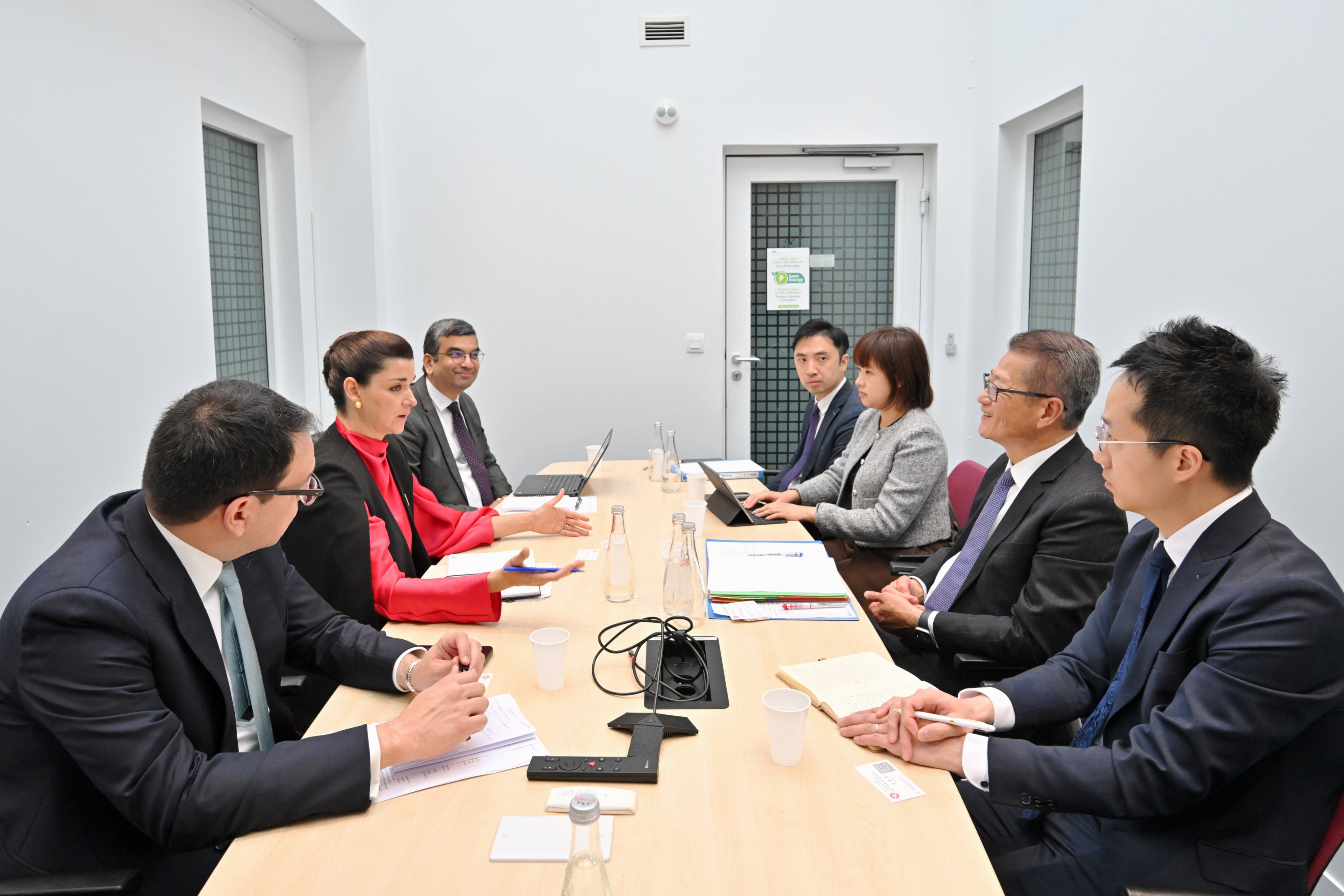 Paul Chan attends the “No Money for Terror” conference in Paris, France. Photo: ISD