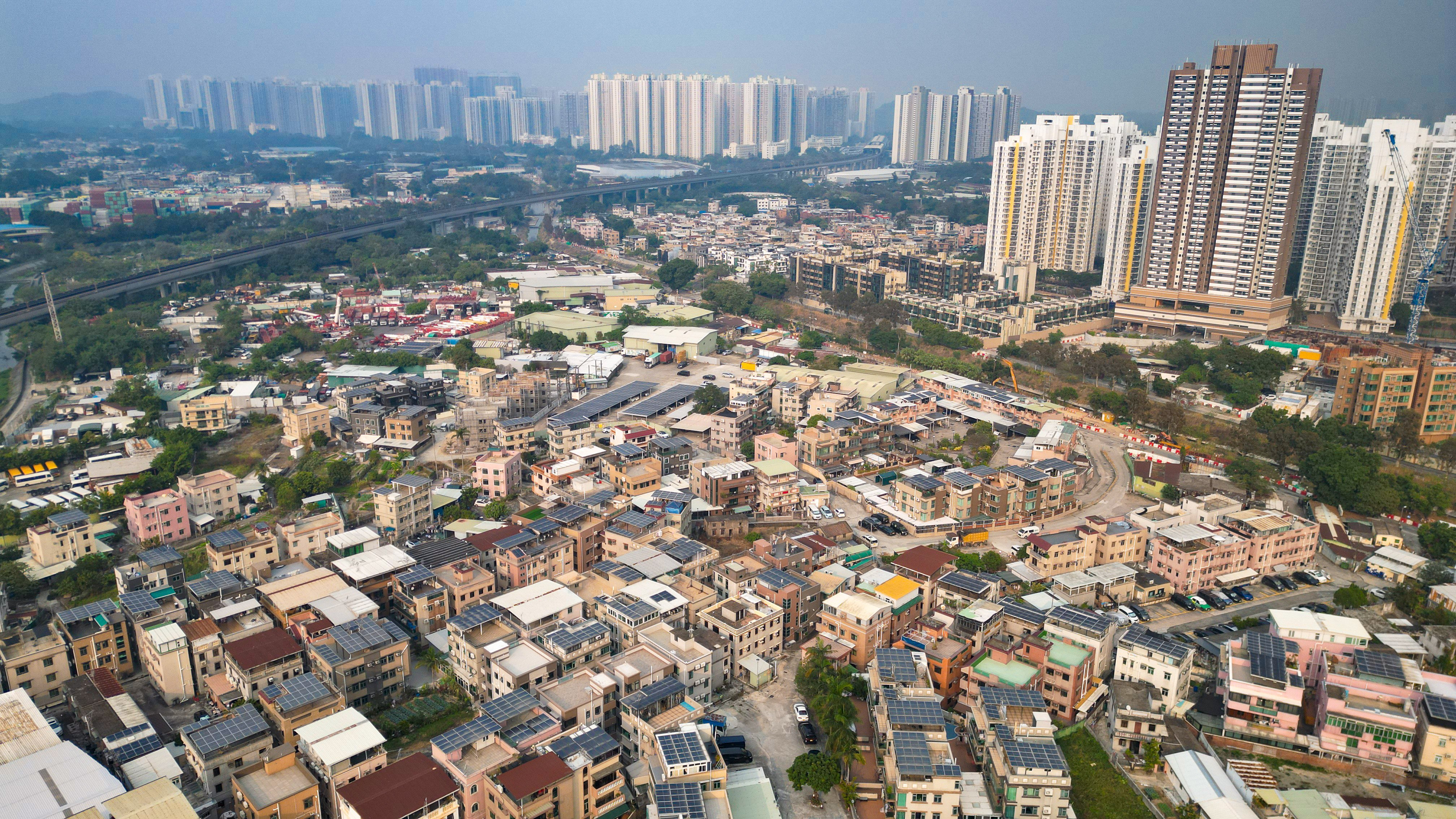 An aerial view of Hung Shui Kiu, which is intended to be part of the Northern Metropolis, on December 30, 2025. Photo: Sam Tsang