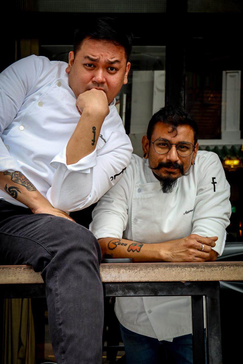 Employees Only Singapore bar manager William Melo Camcam (left) and bartender Darren Prasad. Photo: Handout